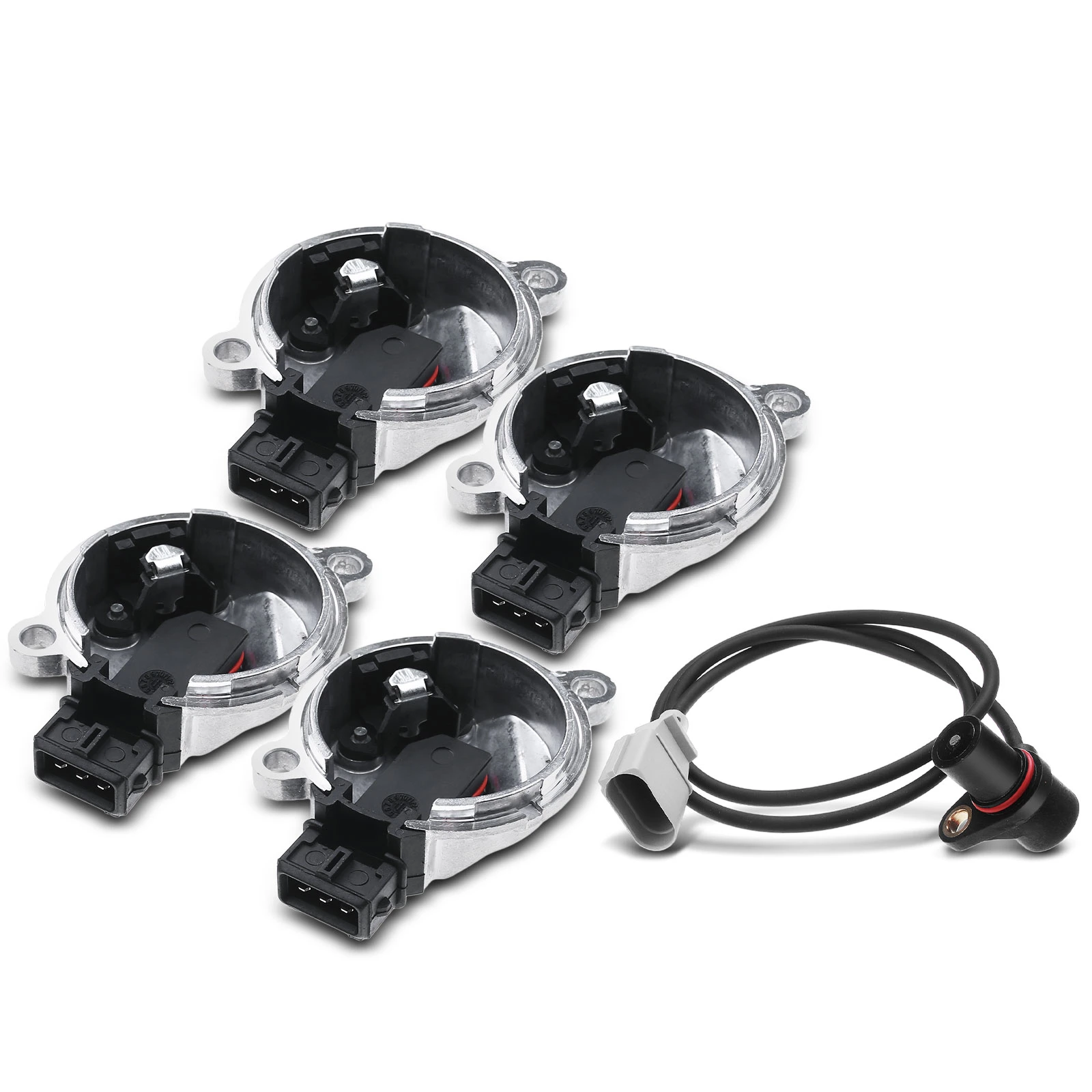 4 Pcs Camshaft & 1 Pc Crankshaft Position Sensor