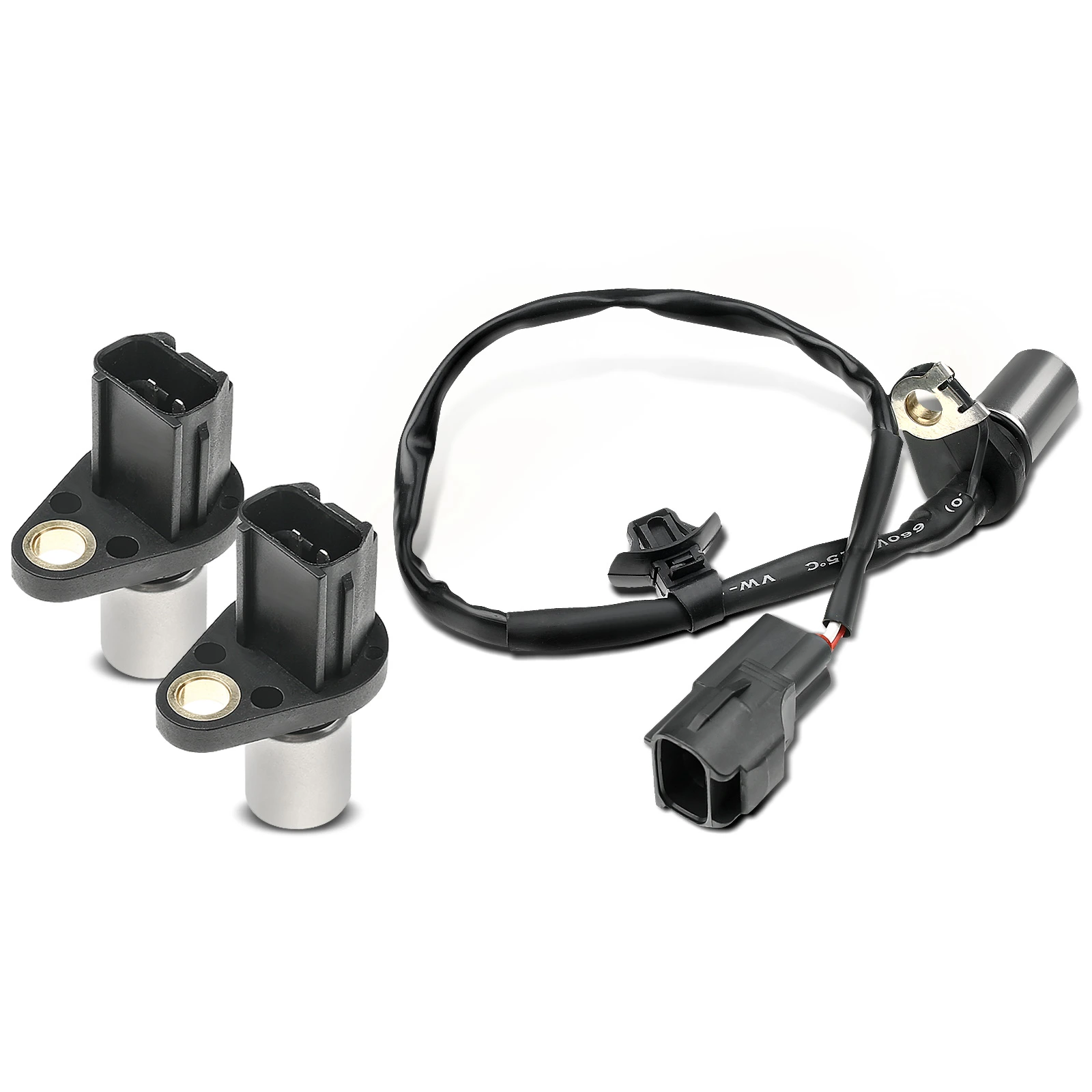 2 Pcs Camshaft & 1 Pc Crankshaft Position Sensor