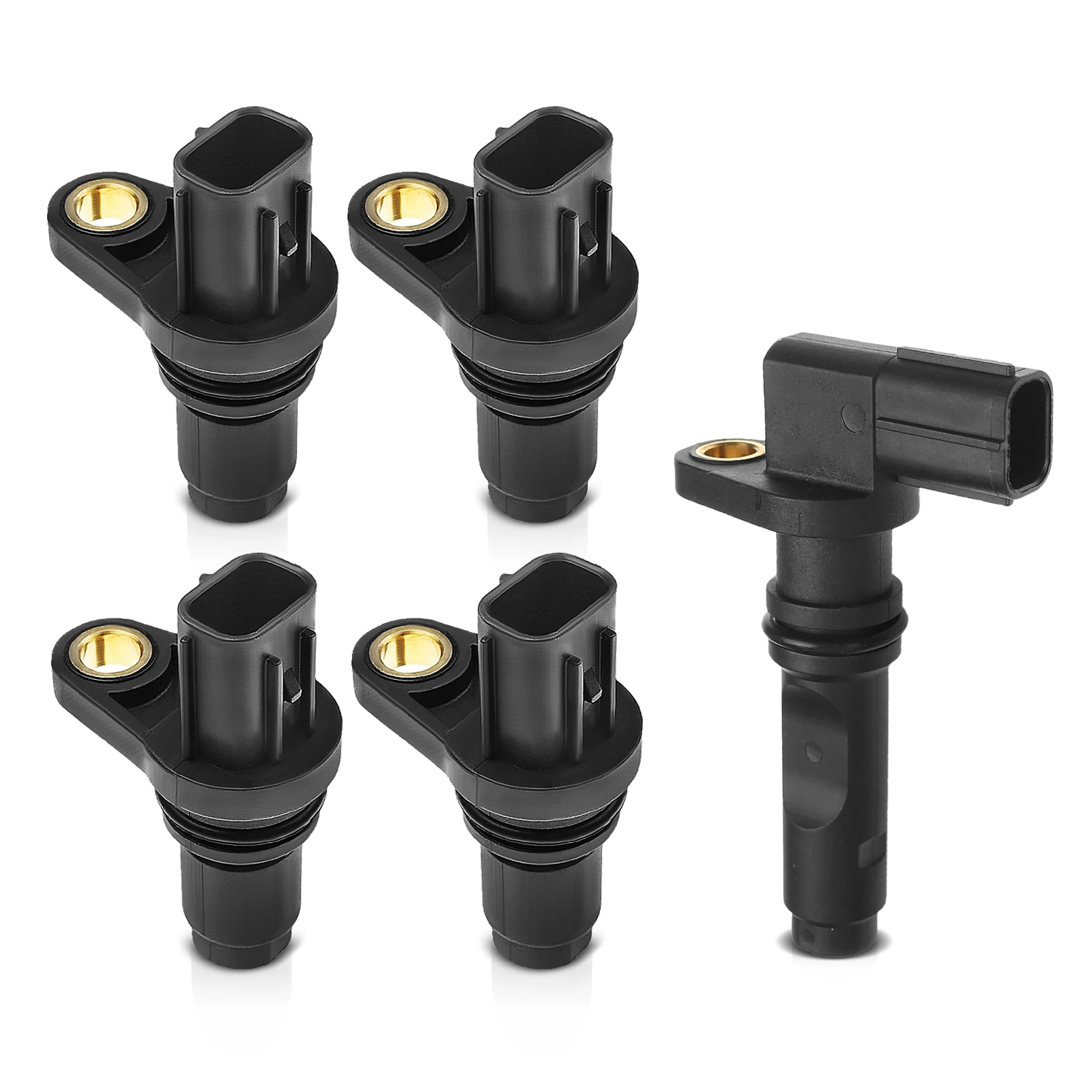 4 Pcs Camshaft & 1 Pc Crankshaft Position Sensor