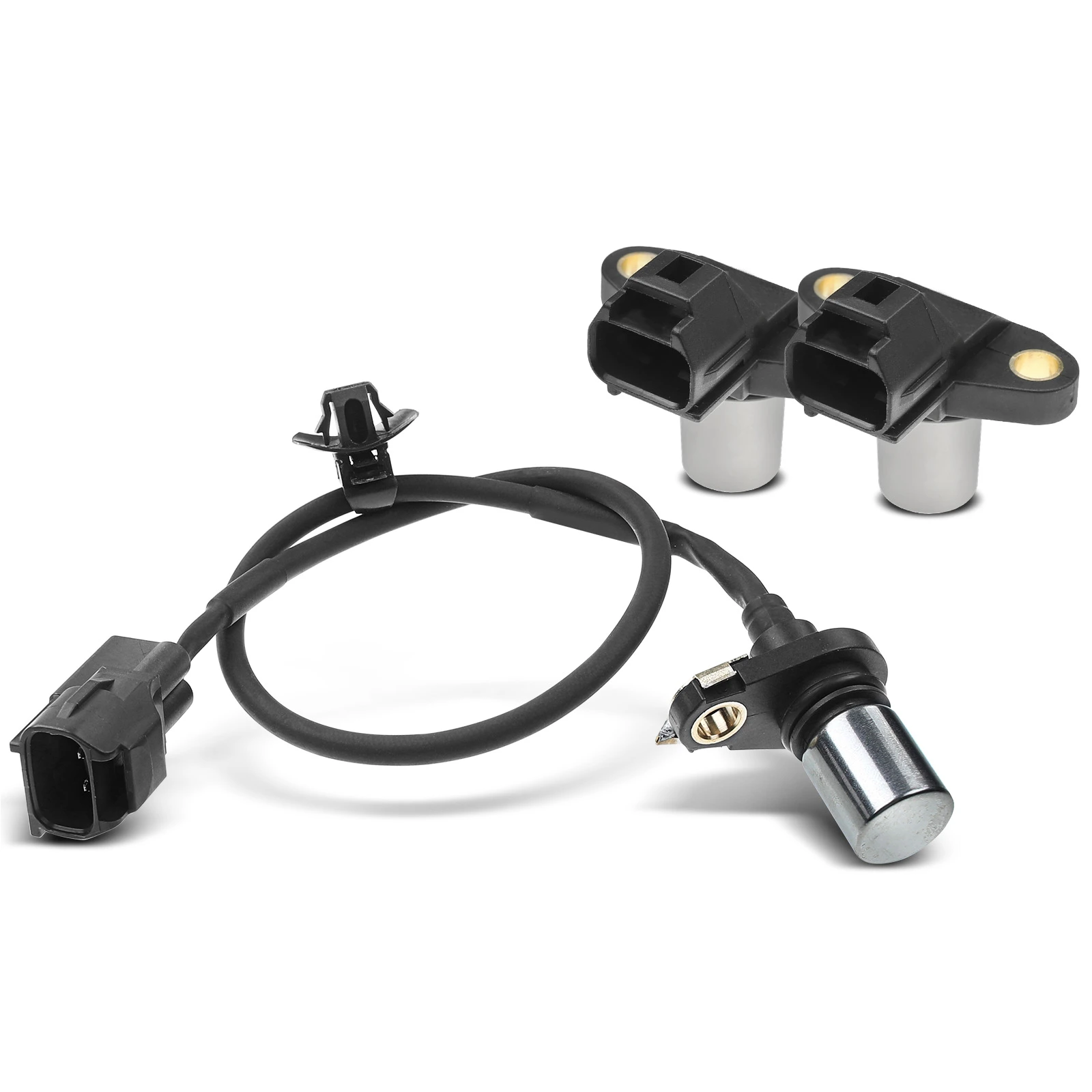 2 Pcs Camshaft & 1 Pc Crankshaft Position Sensor