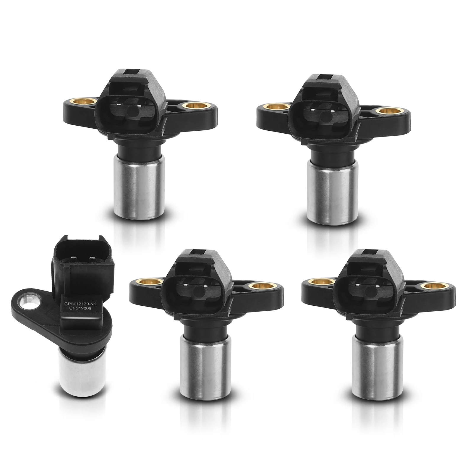 4 Pcs Camshaft & 1 Pc Crankshaft Position Sensor