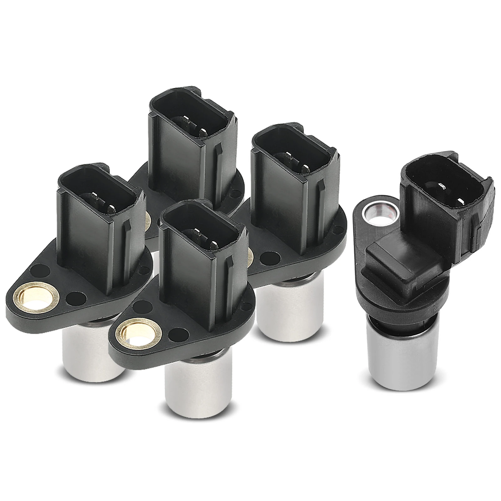 4 Pcs Camshaft & 1 Pc Crankshaft Position Sensor for 2004-2008 Toyota Solara