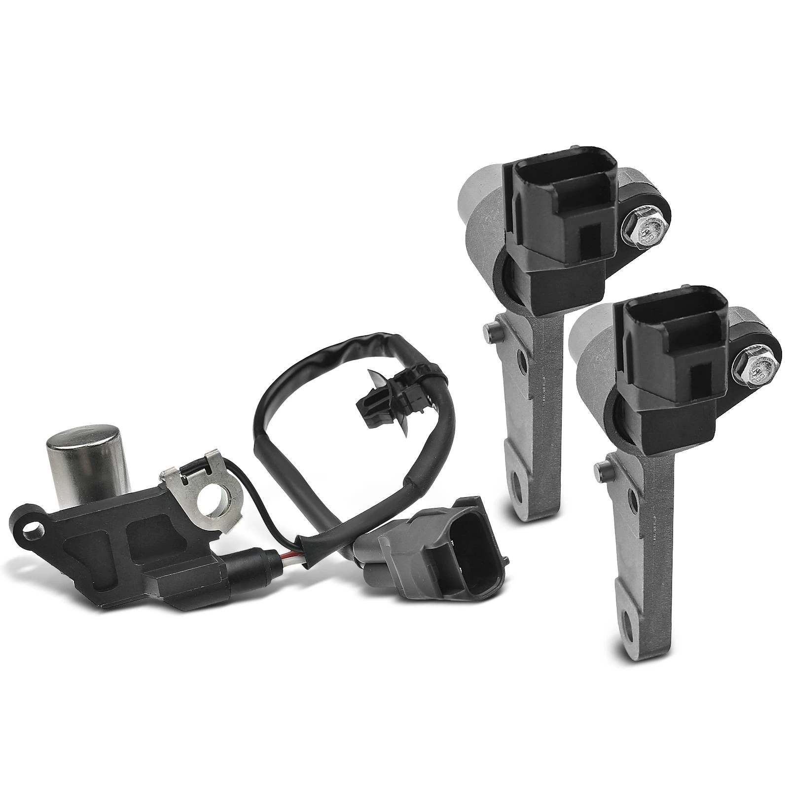 2 Pcs Camshaft & 1 Pc Crankshaft Position Sensor