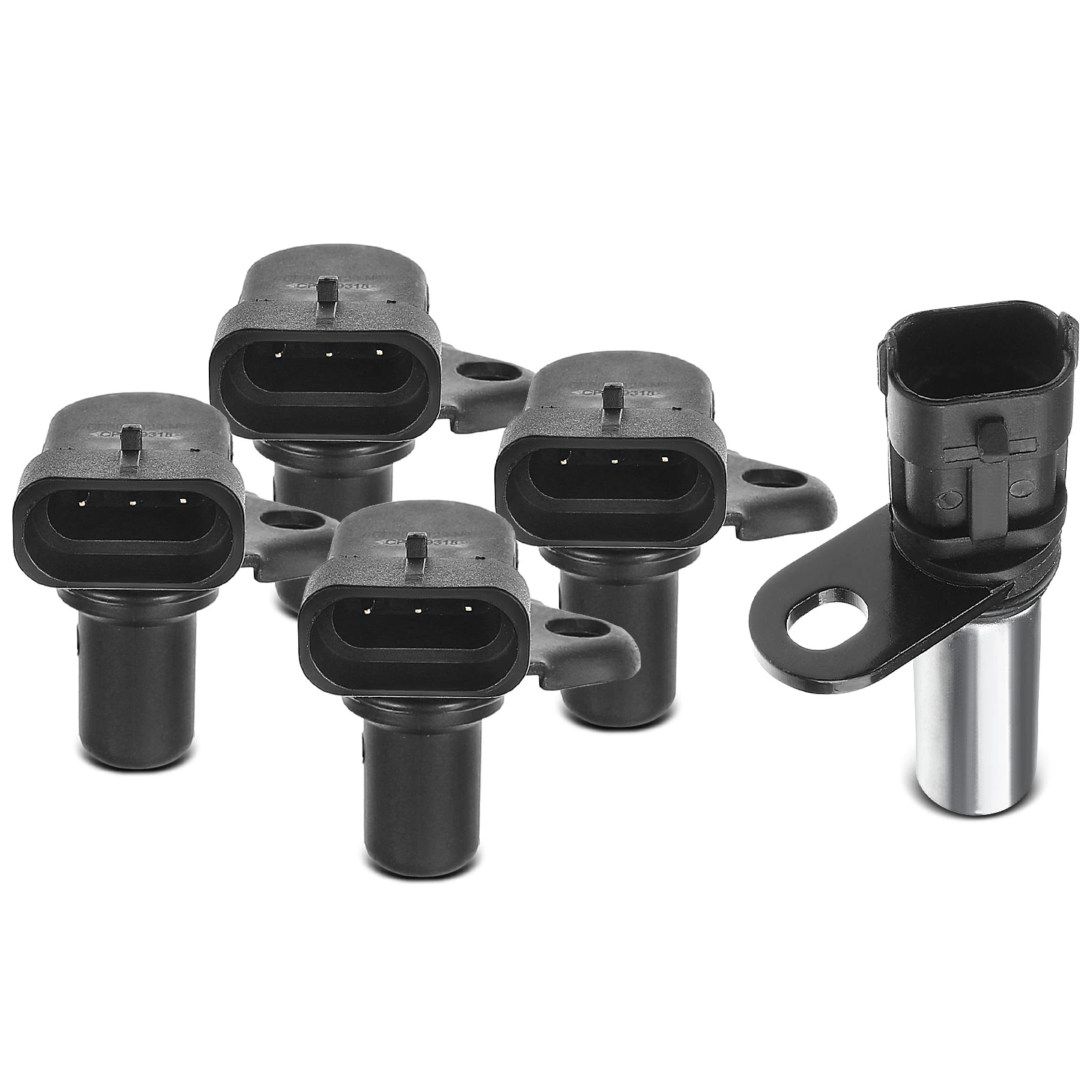 4 Pcs Camshaft & 1 Pc Crankshaft Position Sensor