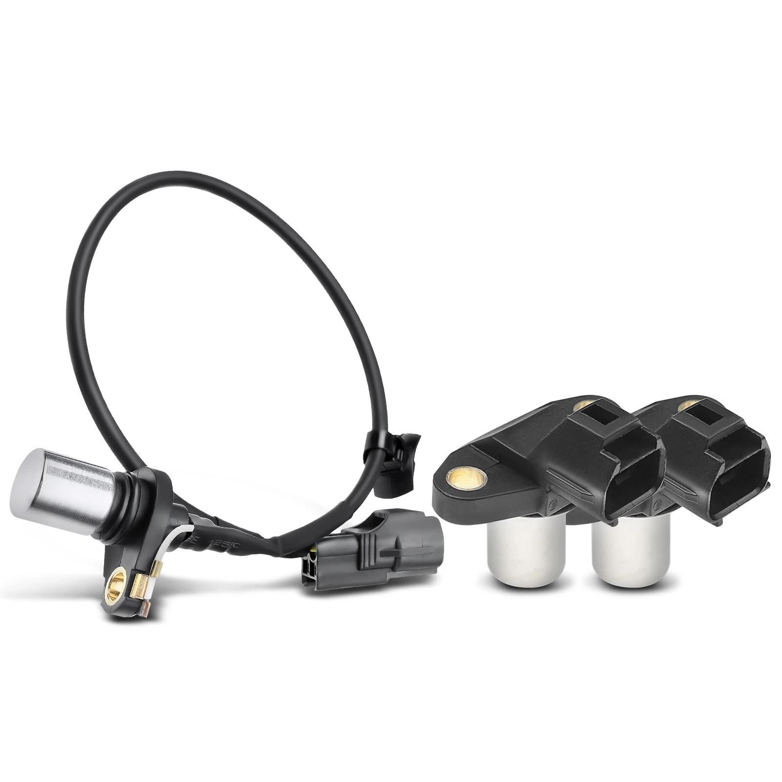 2 Pcs Camshaft & 1 Pc Crankshaft Position Sensor