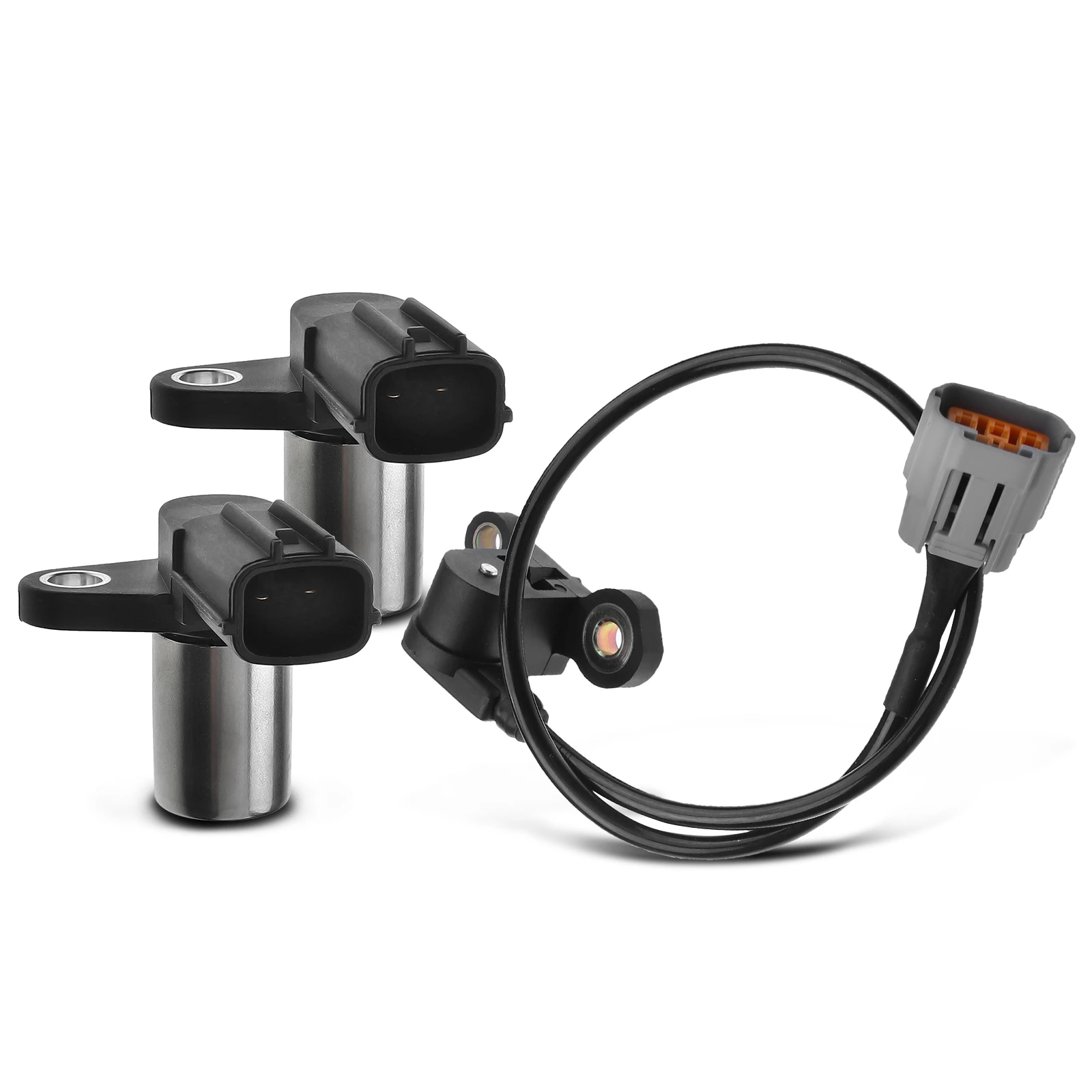 2 Pcs Camshaft & 1 Pc Crankshaft Position Sensor