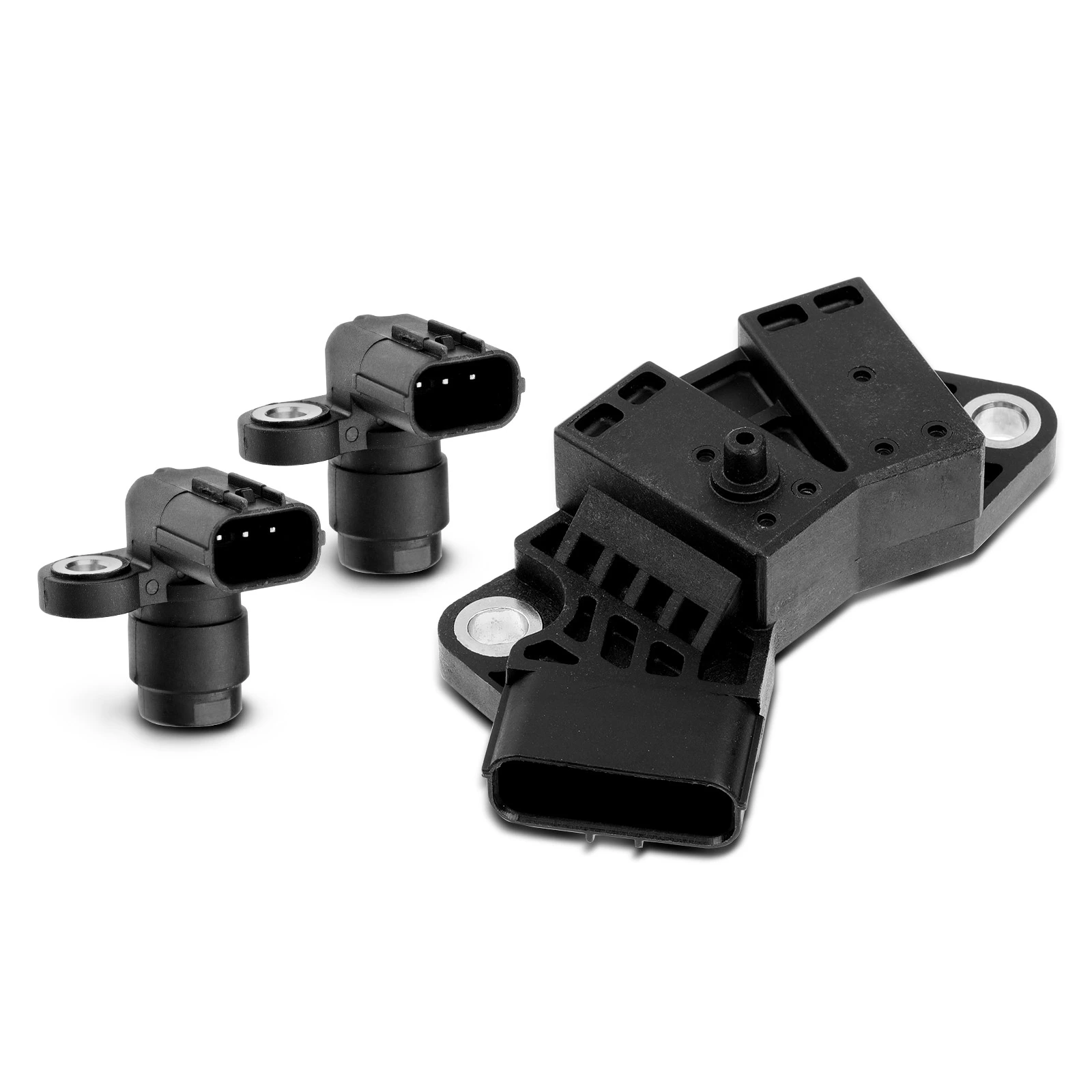 2 Pcs Camshaft & 1 Pc Crankshaft Position Sensor