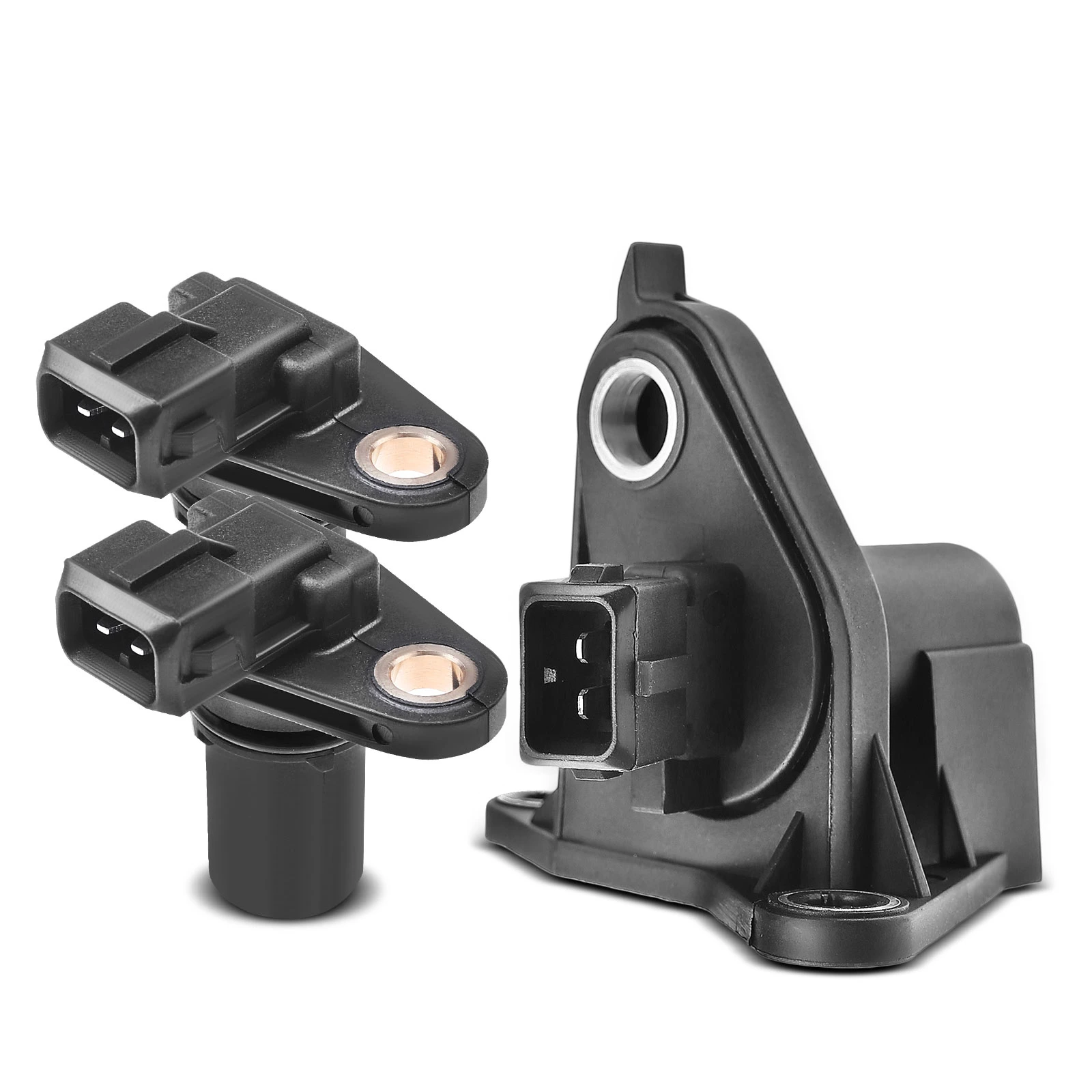 2 Pcs Camshaft & 1 Pc Crankshaft Position Sensor