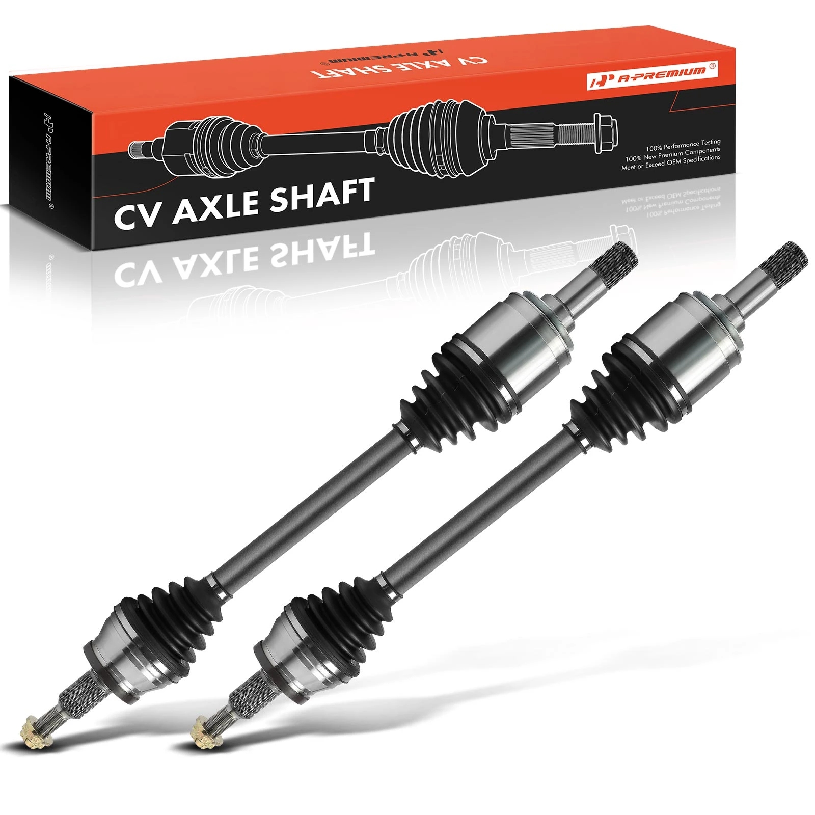 2015-2021 Chrysler 300 2pc CV Axle Shaft Assembly Rear Driver & Passenger A-Premium APCVA2878