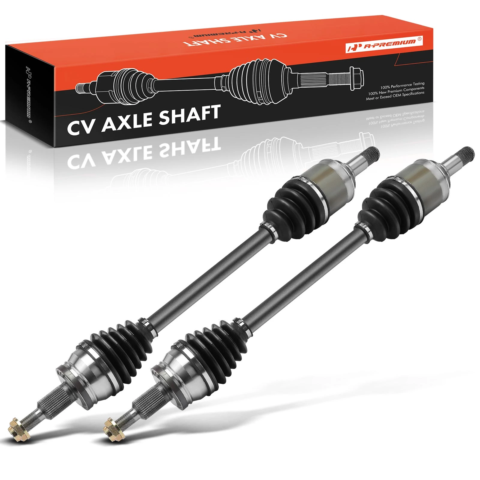 2015-2021 Chrysler 300 2pc CV Axle Shaft Assembly Rear Driver & Passenger A-Premium APCVA2880