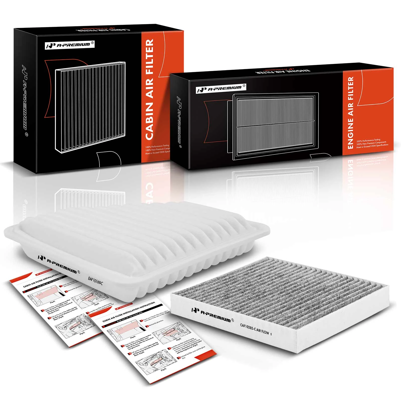 Engine & Activated Carbon Cabin Air Filter