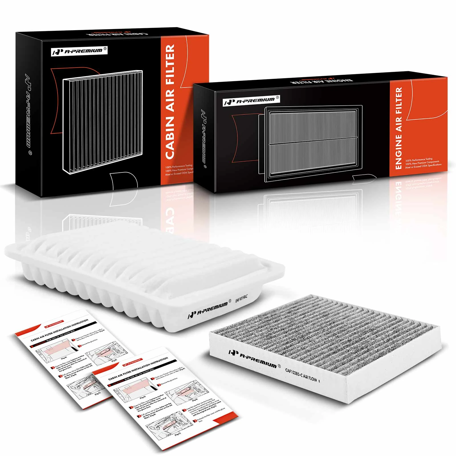 Engine & Activated Carbon Cabin Air Filter
