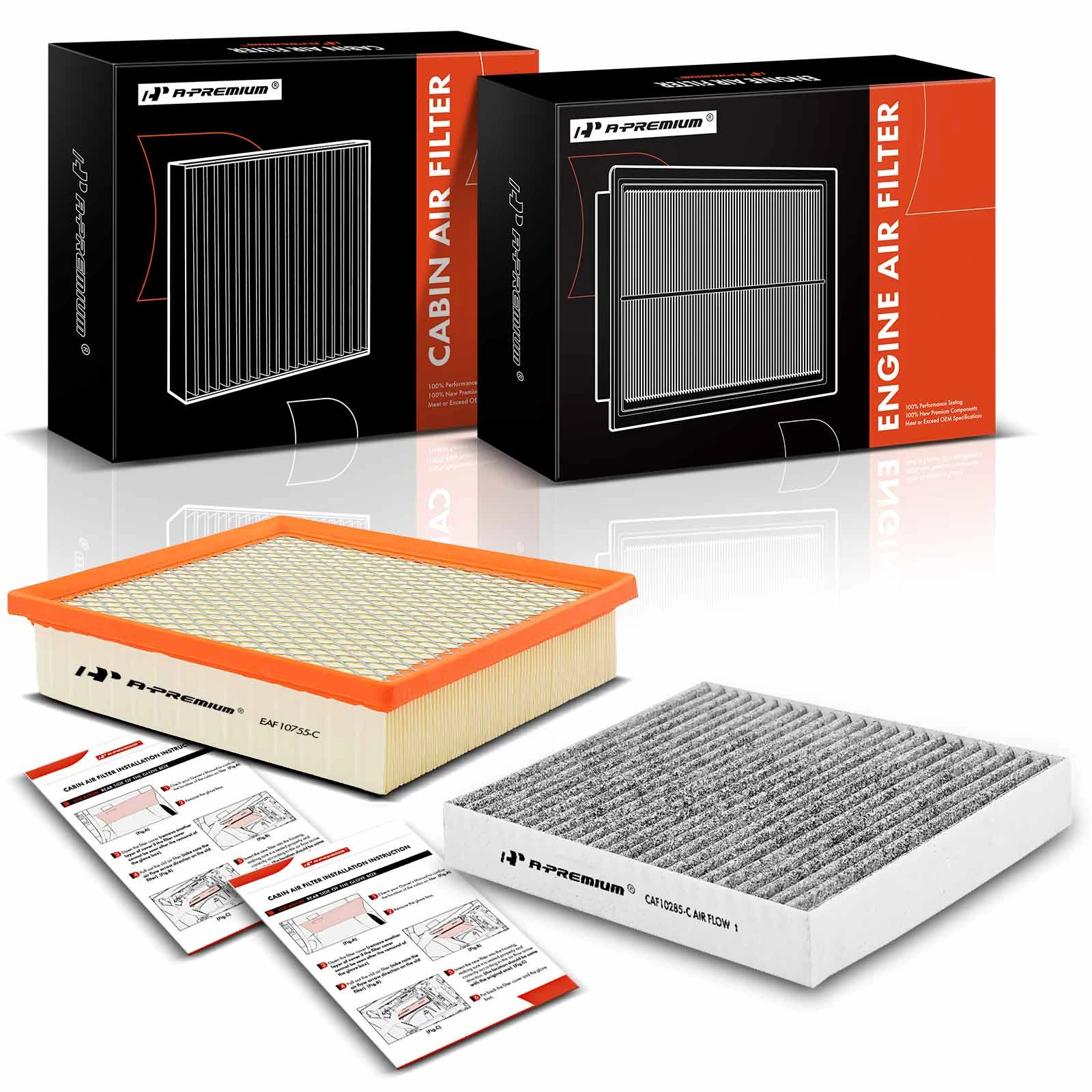 Engine & Activated Carbon Cabin Air Filter