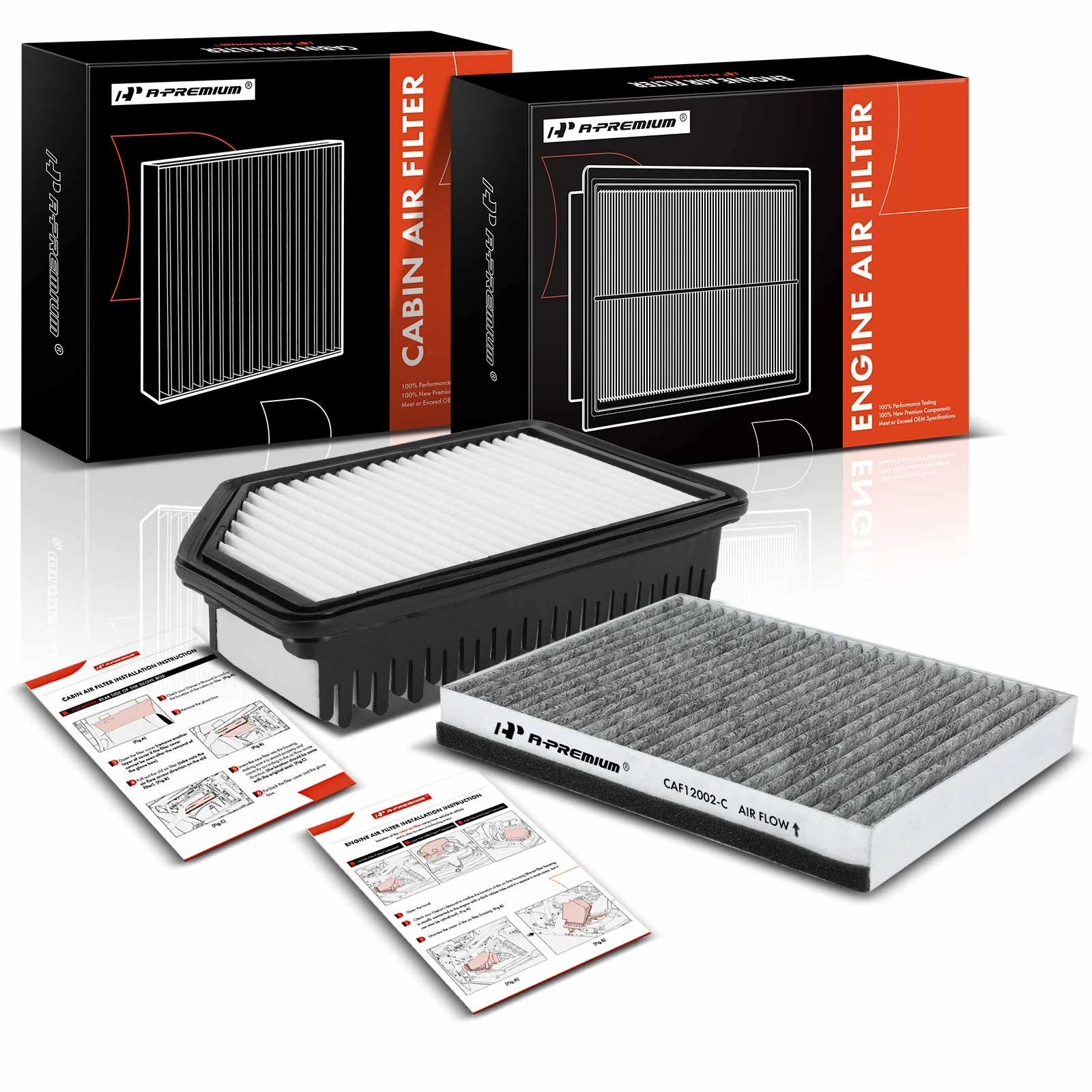 Engine & Activated Carbon Cabin Air Filter