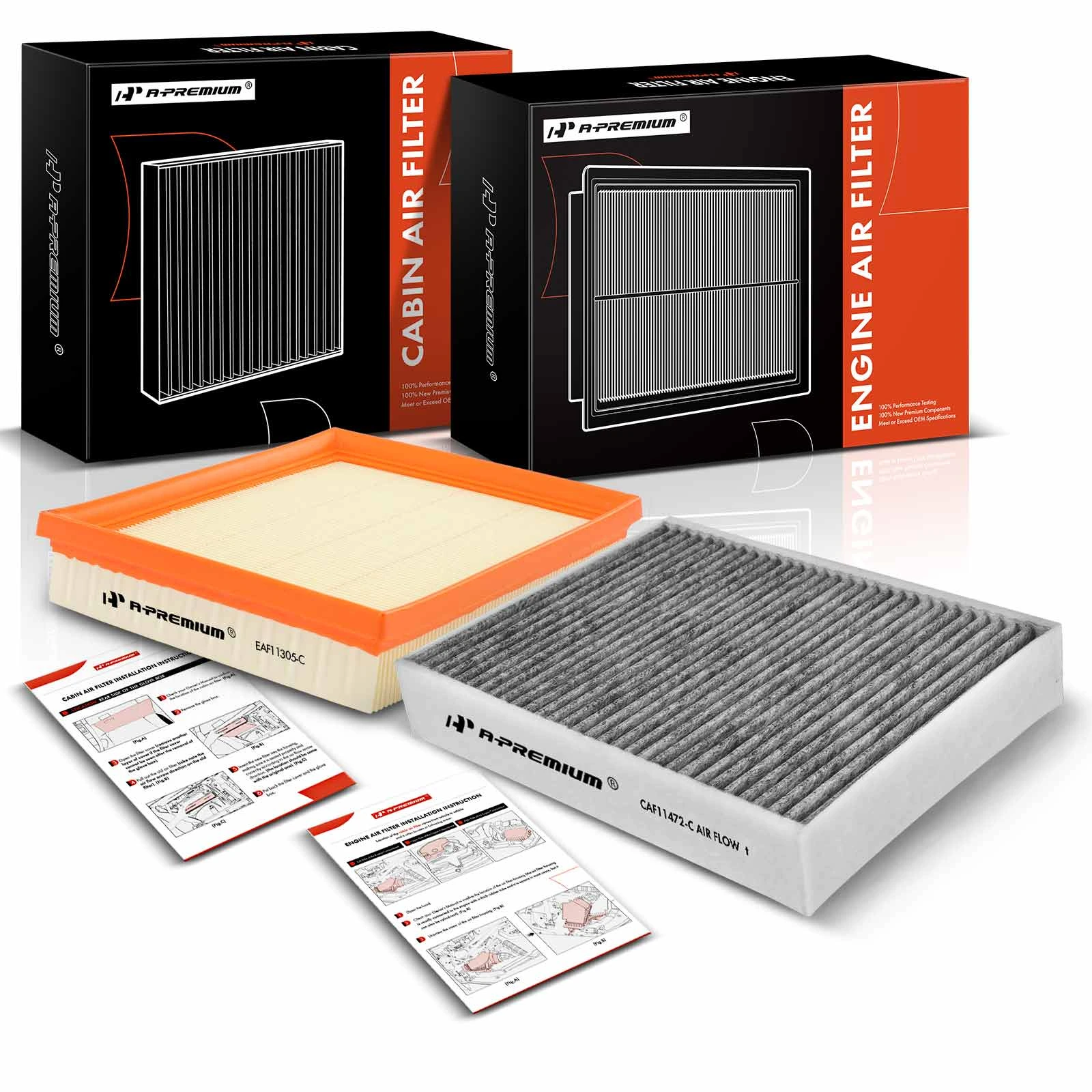 Engine & Activated Carbon Cabin Air Filter