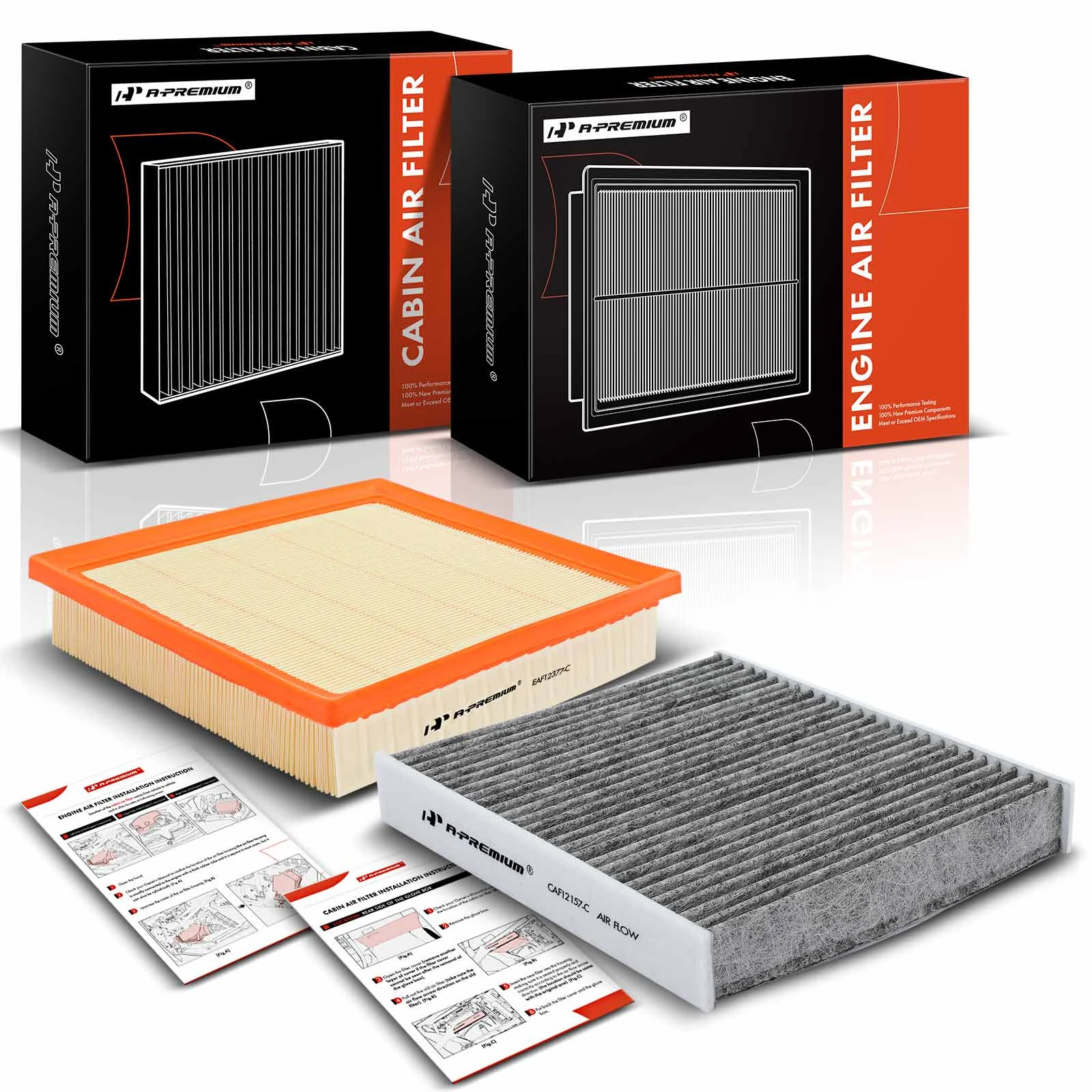 Engine & Activated Carbon Cabin Air Filter