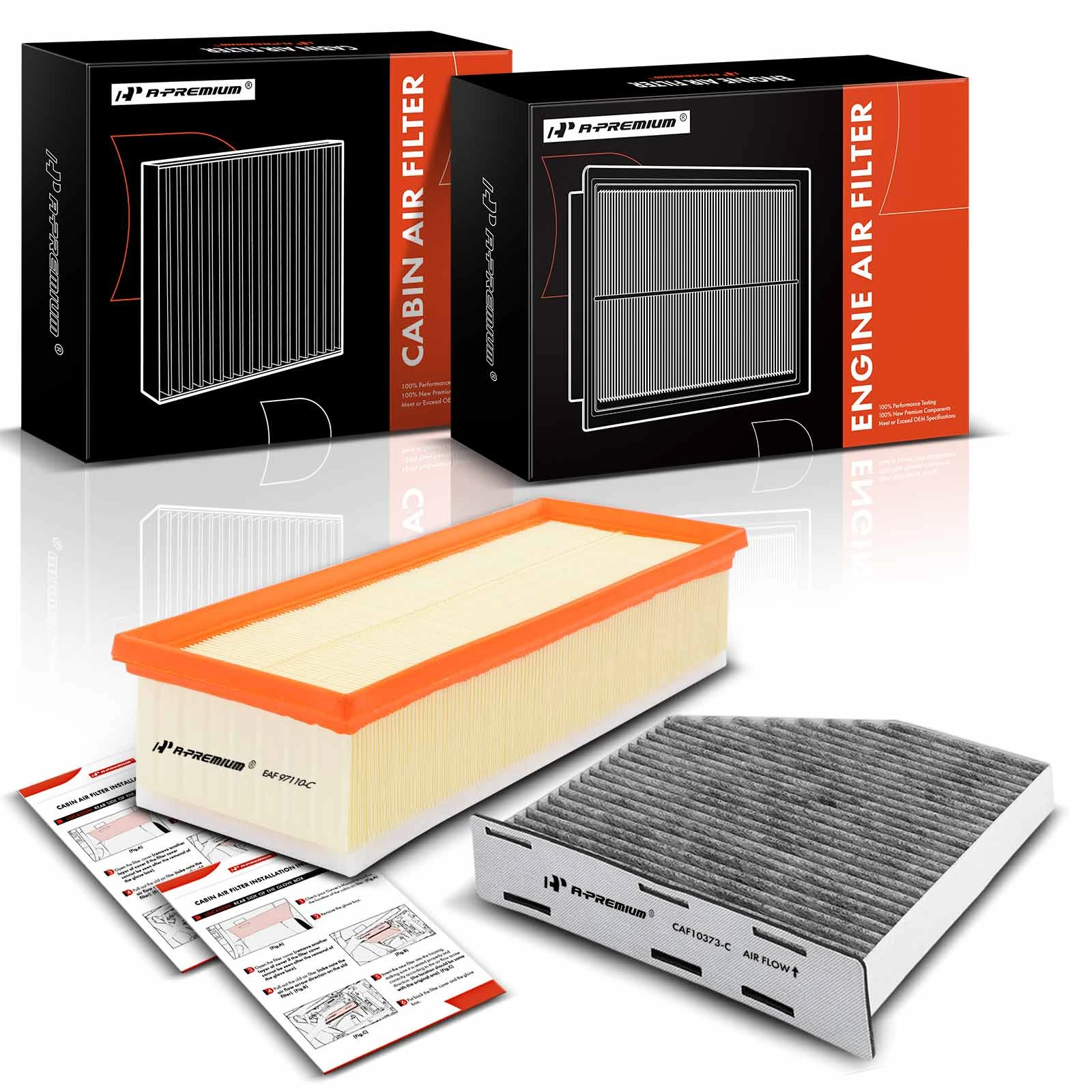 Engine & Activated Carbon Cabin Air Filter