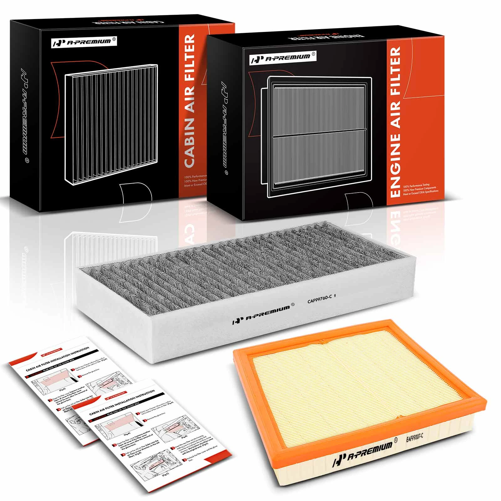 Engine & Activated Carbon Cabin Air Filter