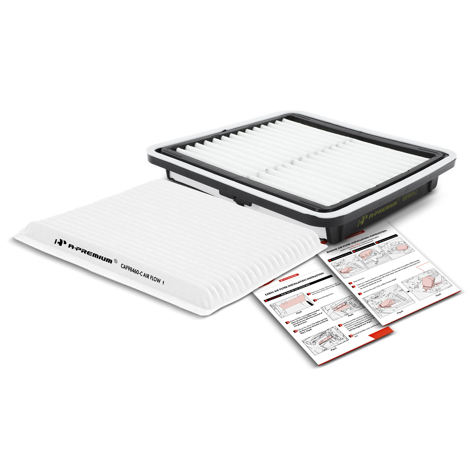 Engine & Carbon Cabin Air Filter for 2005-2009 Subaru Outback