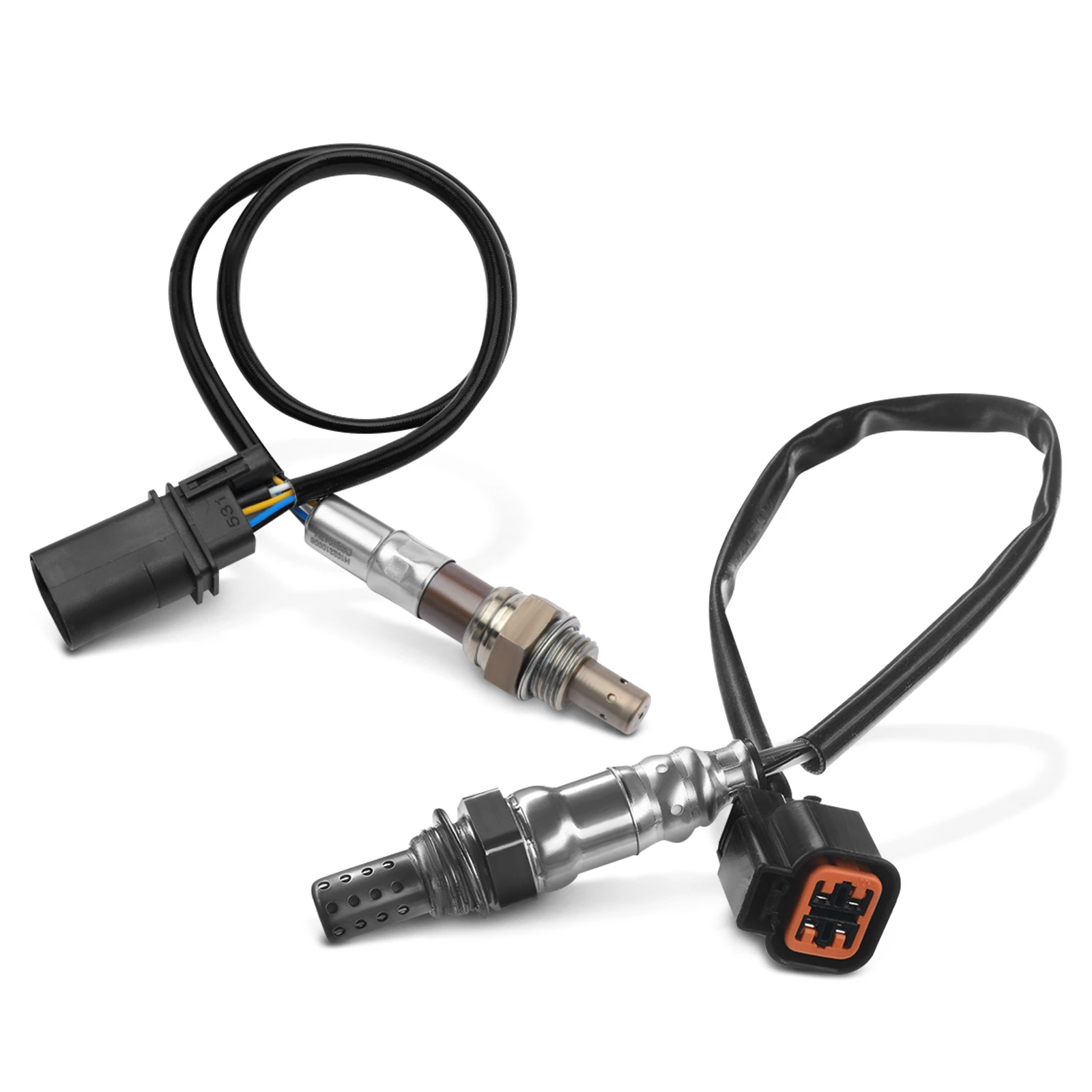 2 Pcs Upstream & Downstream O2 Oxygen Sensor