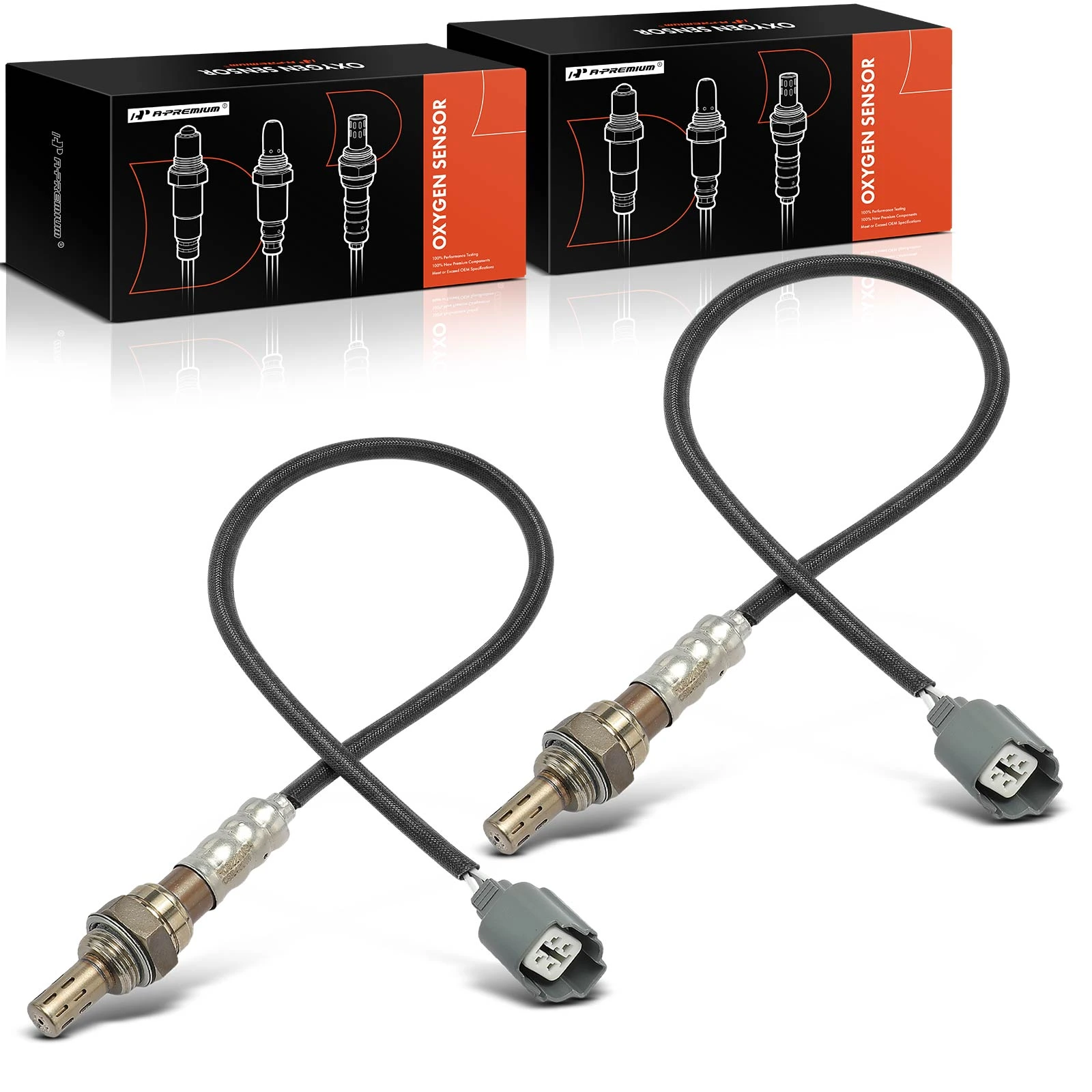 2003-2004 Honda Pilot 2pc Oxygen Sensor Downstream 4-Pin A-Premium APOS1011