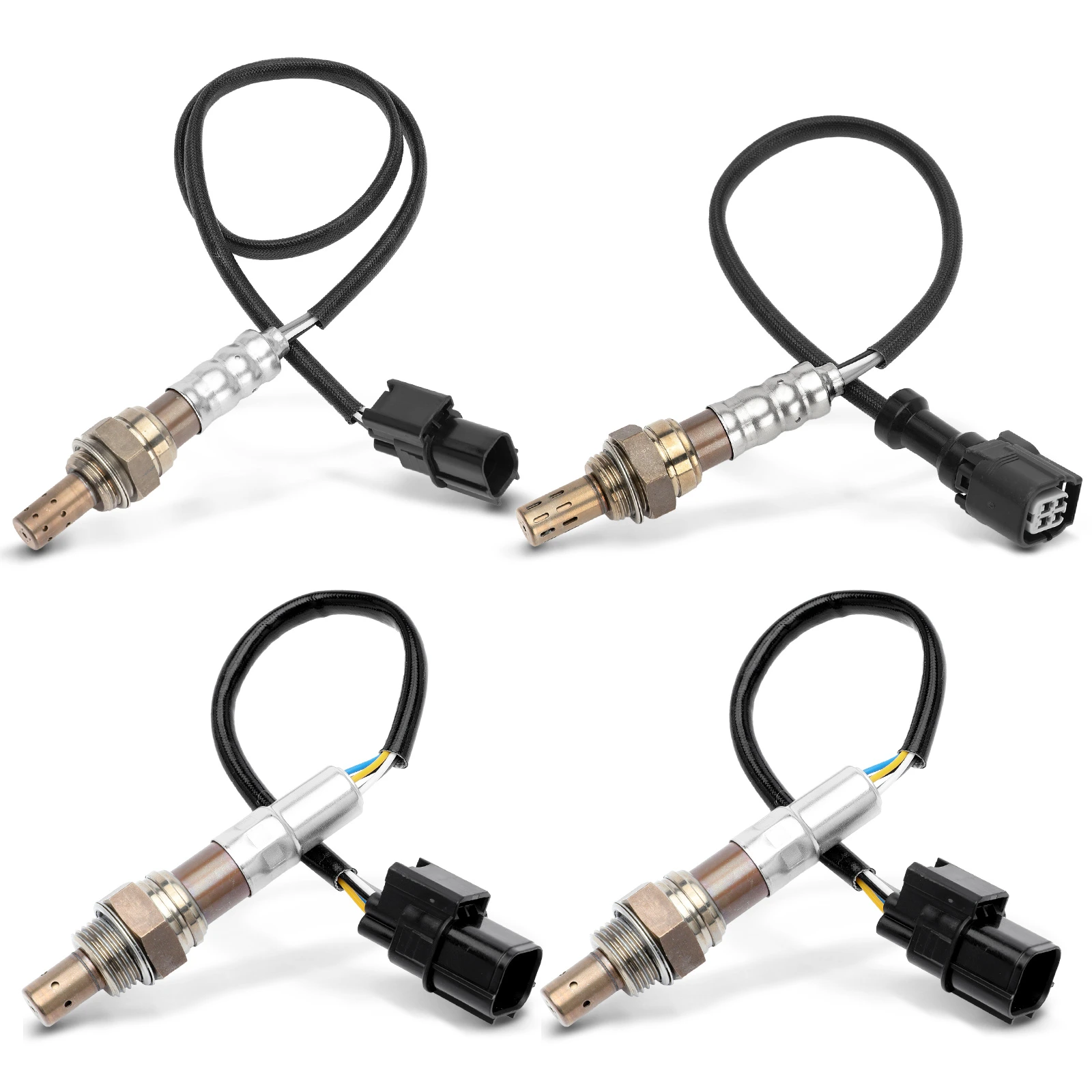 2016-2020 Honda Pilot 4pc Oxygen Sensor Upstream & Downstream 5(Upstream); 4(Downstream)-Pin A-Premium APOS0901