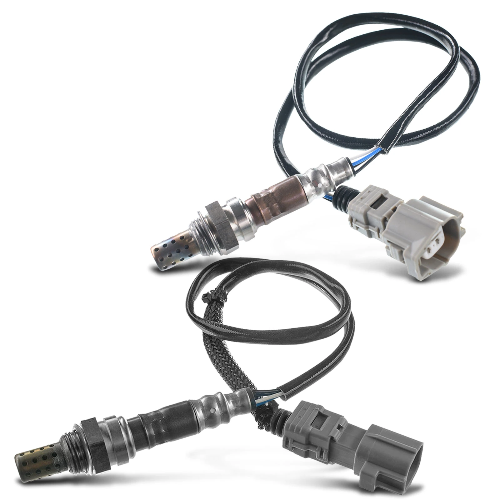 2 Pcs Downstream Front & Rear O2 Oxygen Sensor