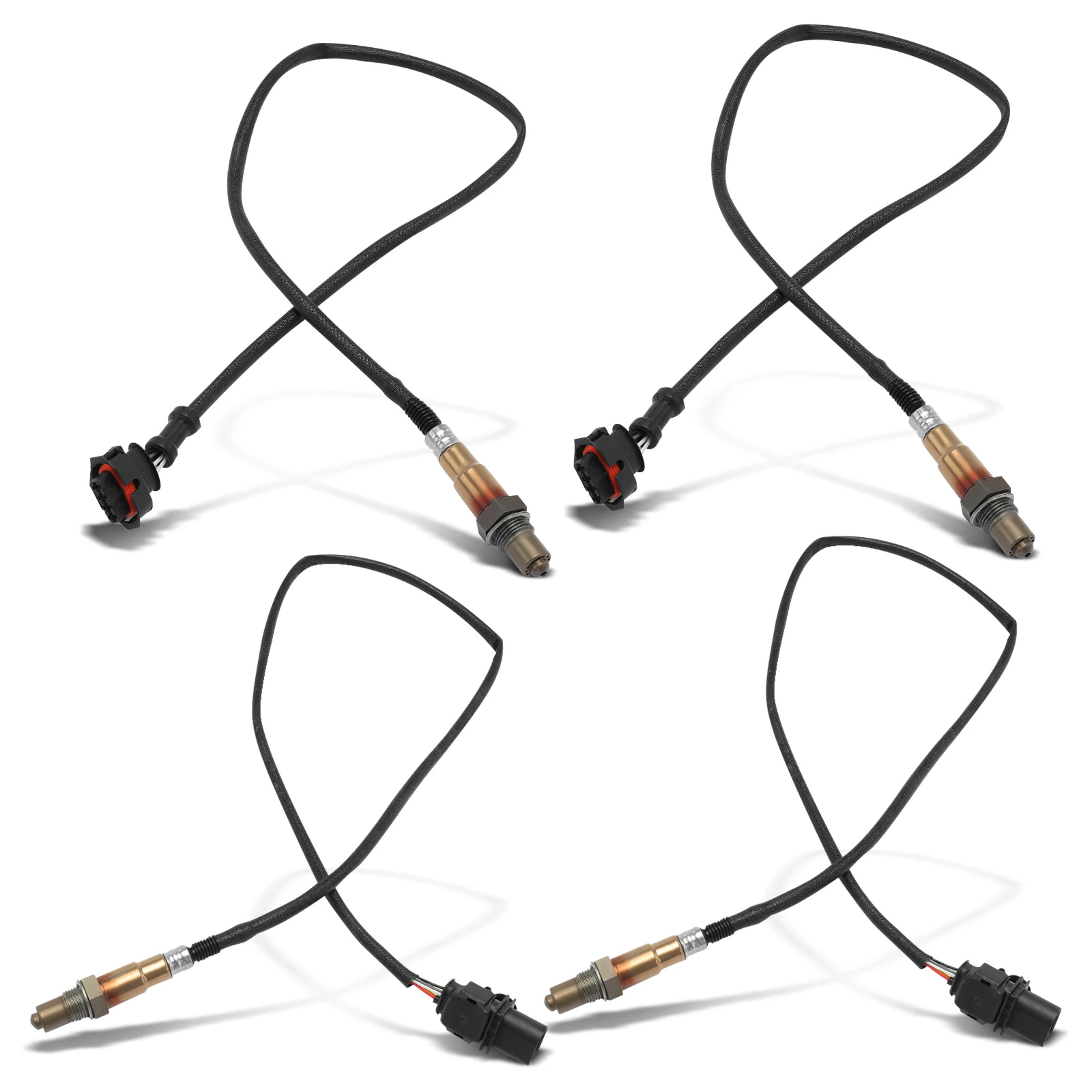 2009-2019 Porsche 911 4pc Oxygen Sensor Upstream & Downstream 6(Upstream); 4(Downstream)-Pin A-Premium APOS1705