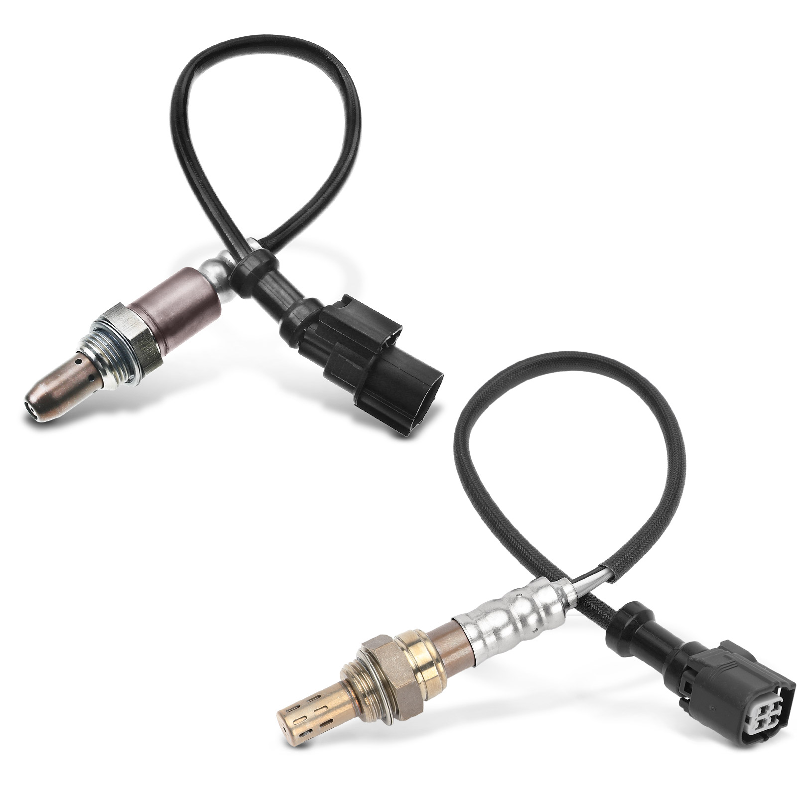 2 Pcs Upstream & Downstream O2 Oxygen Sensor