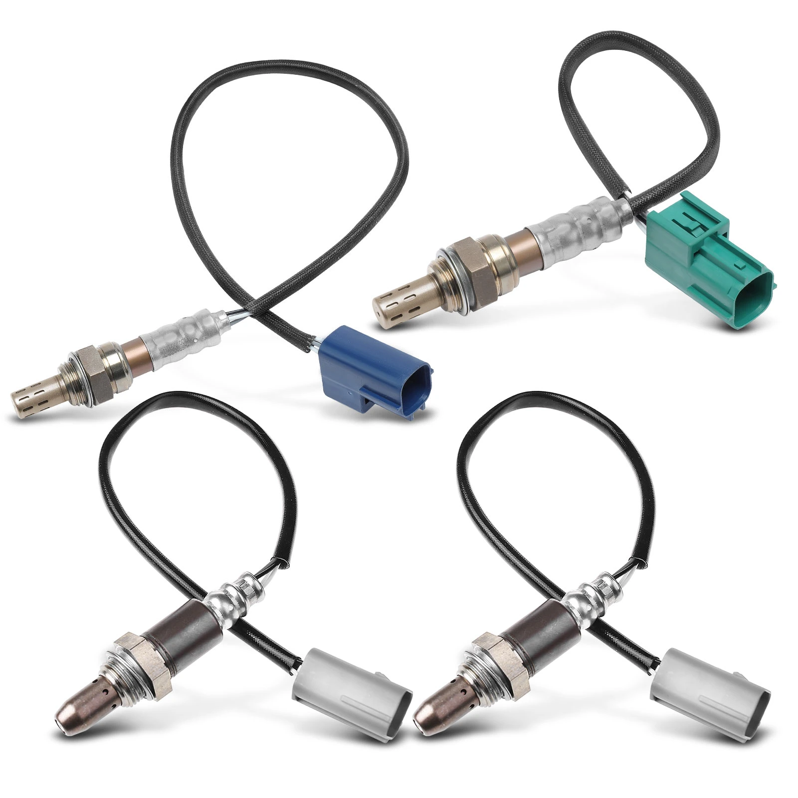 2007-2010 Nissan Pathfinder 4pc Oxygen Sensor Upstream & Downstream 4-Pin A-Premium APOS0915