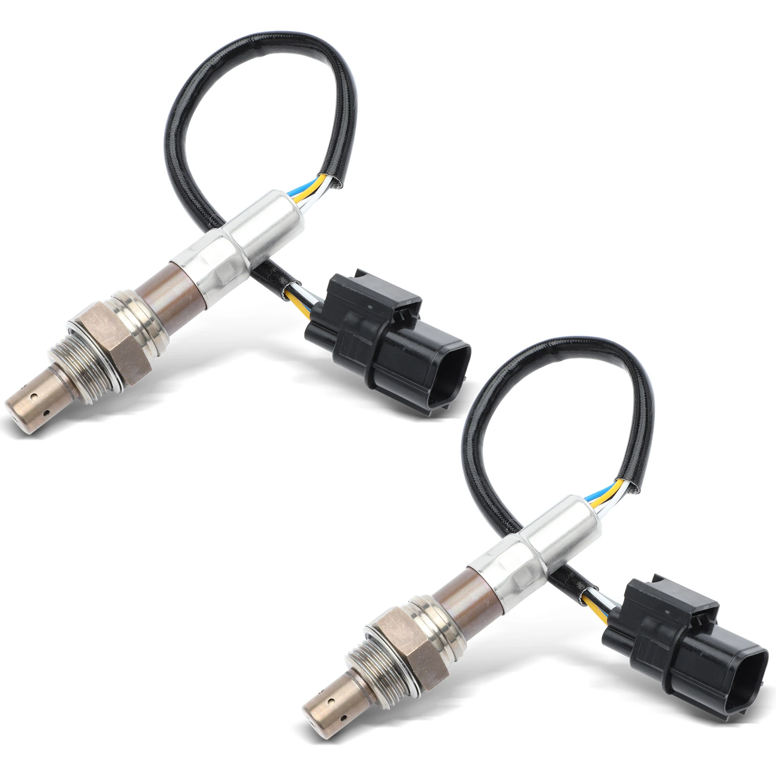 2 Pcs Upstream Front & Rear O2 Oxygen Sensor