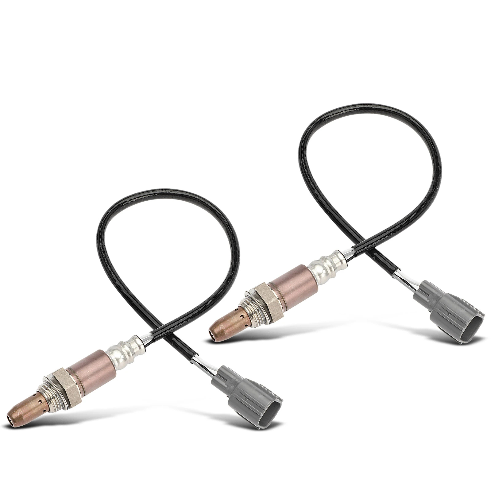 2 Pcs Upstream Front & Rear O2 Oxygen Sensor