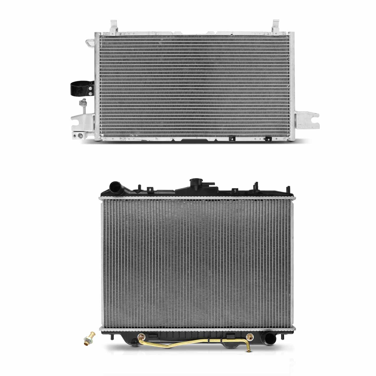Radiator & AC Condenser Cooling Kit for 1998-2001 Isuzu Rodeo