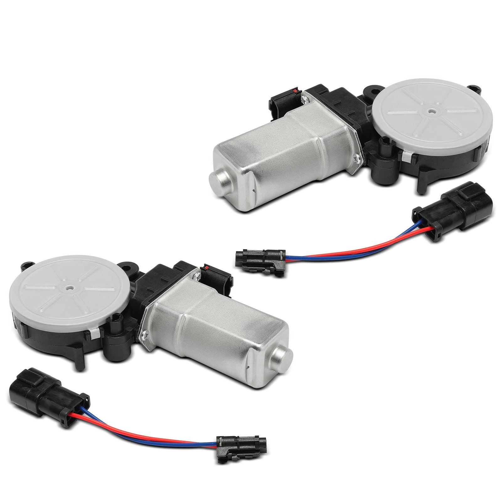 2 Pcs Front or Rear Power Window Motor