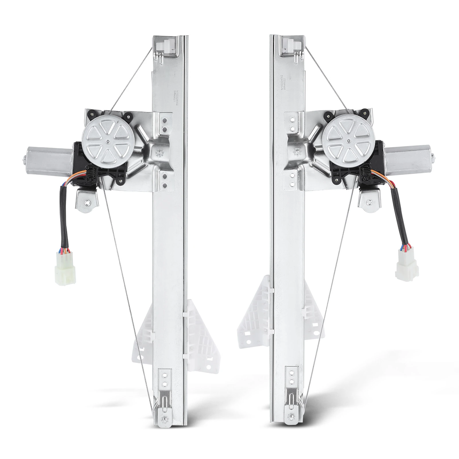 2 Pcs Rear Power Window Regulator with Motor