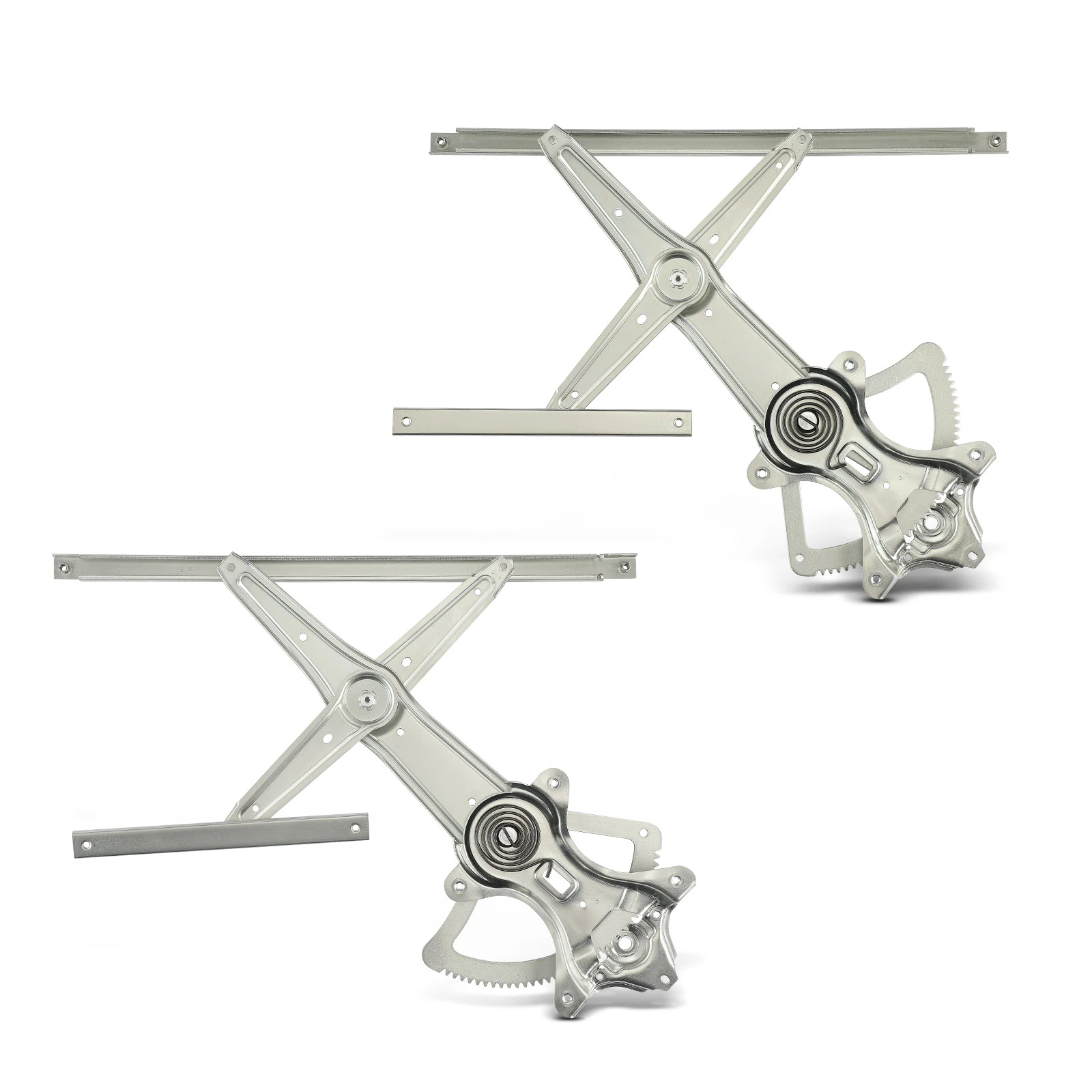 2 Pcs Front Power Window Regulator without Motor