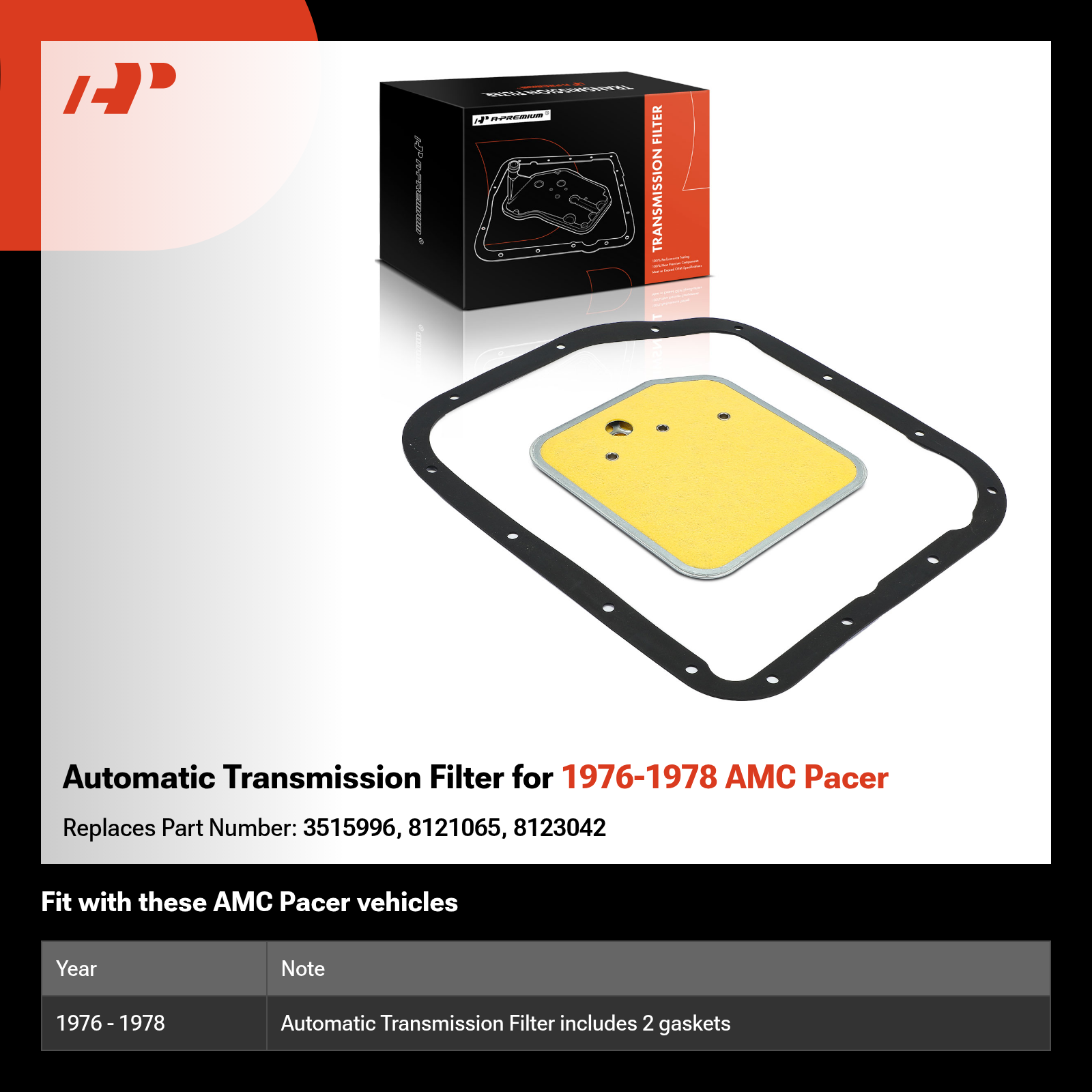 Automatic Transmission Filter for 1976-1978 AMC Pacer