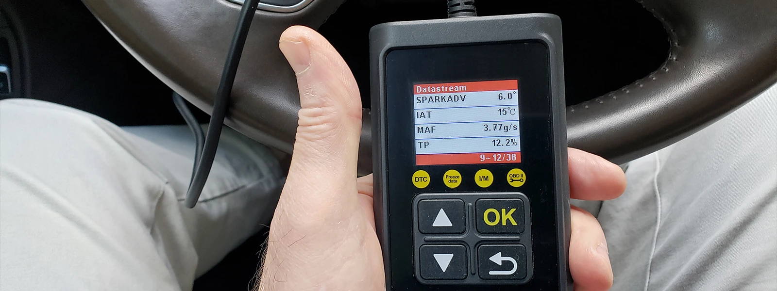 OBD Scanner diagnose Air Flow Sensor