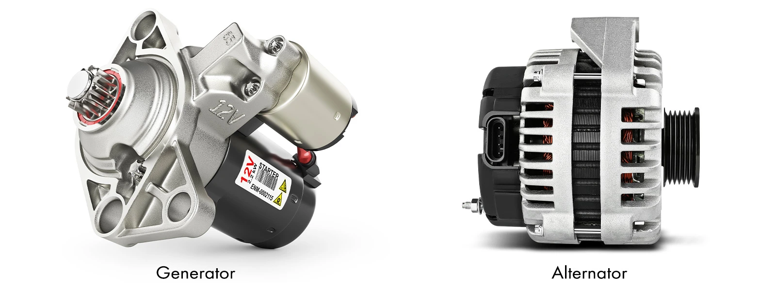 generator vs alternator