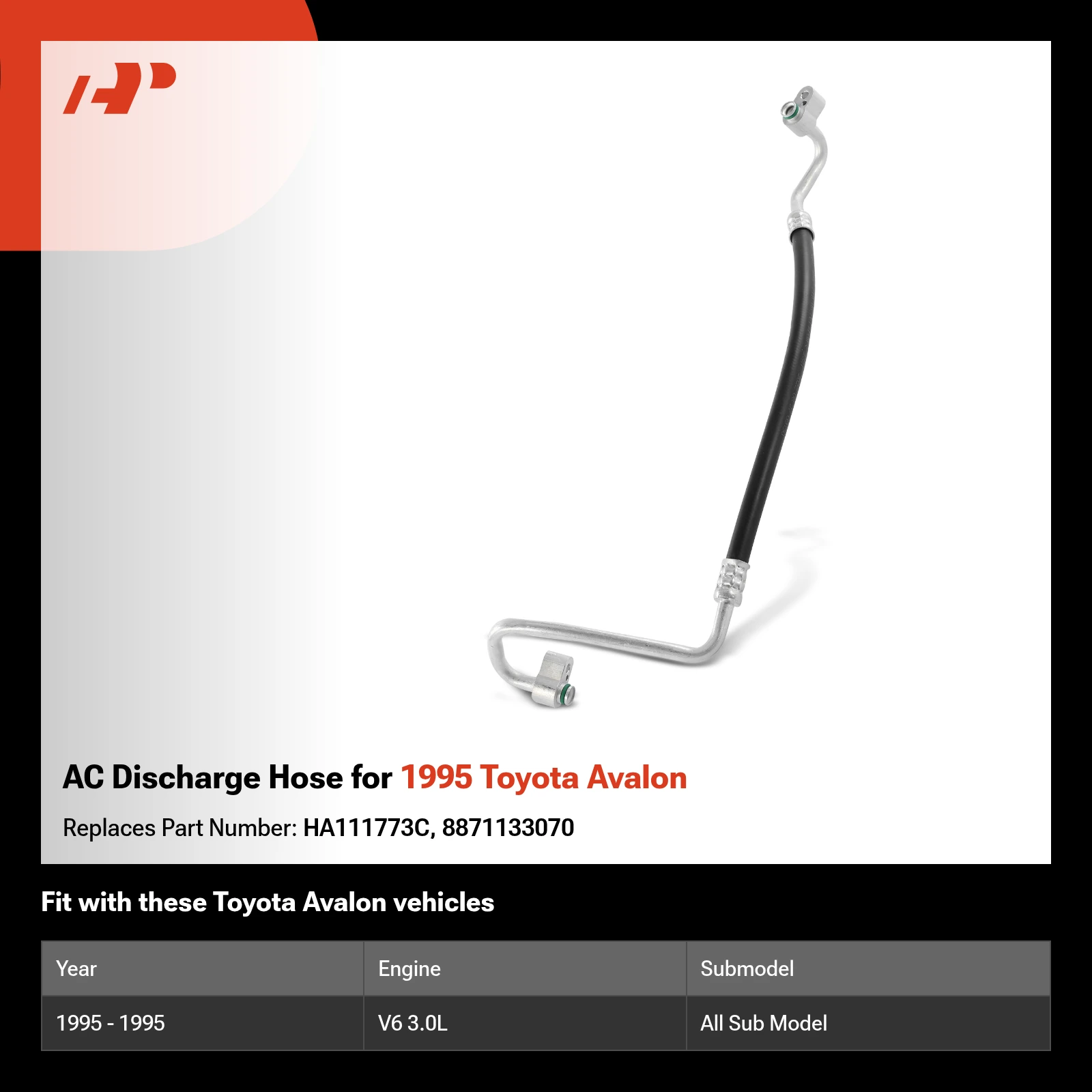 AC Discharge Hose for 1995 Toyota Avalon