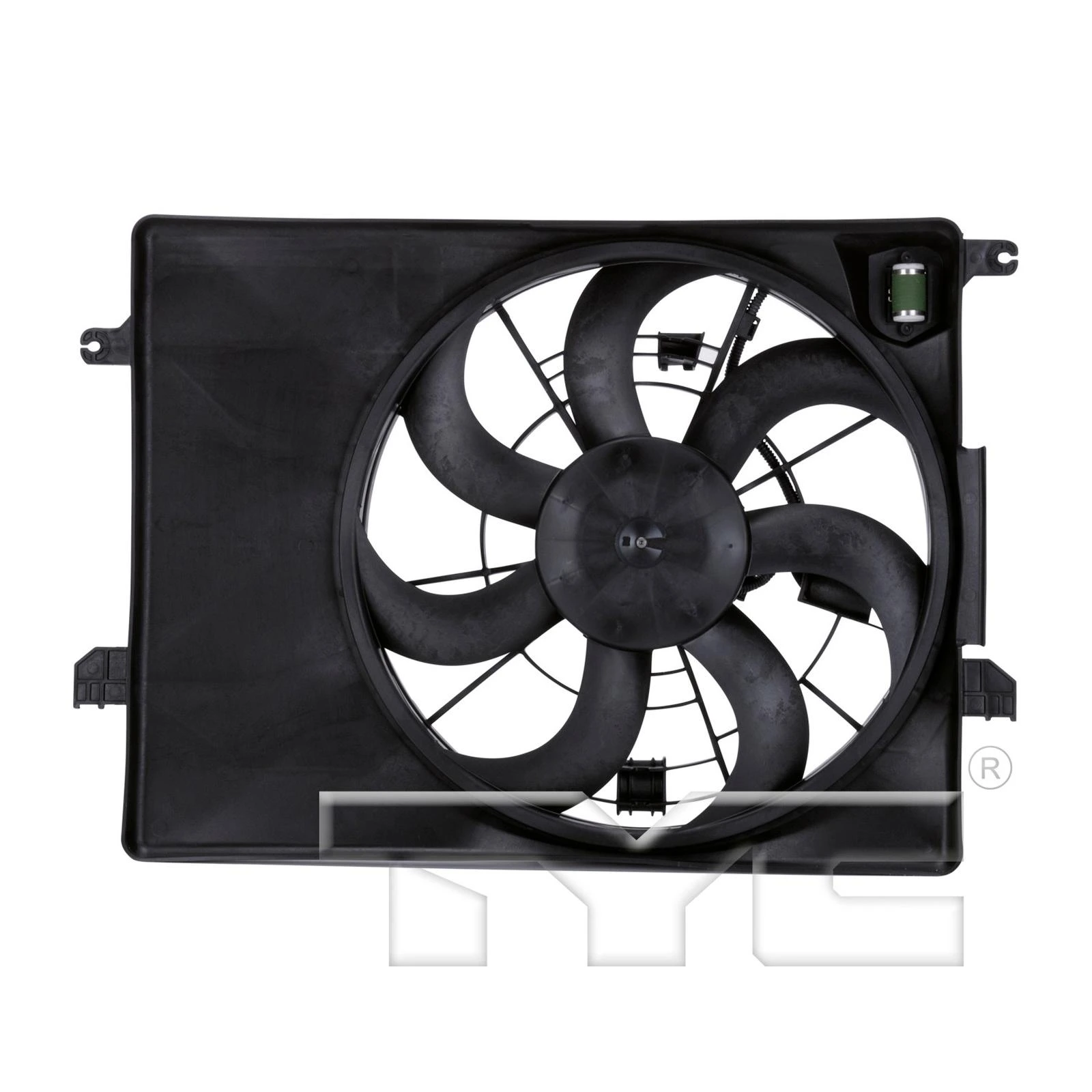 Dual Radiator and Condenser Fan Assembly - TYC 622700