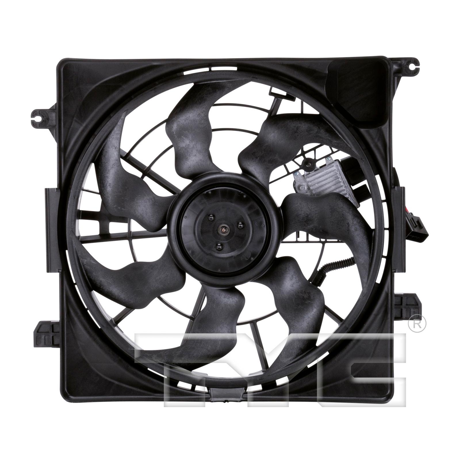 Dual Radiator and Condenser Fan Assembly - TYC 623970