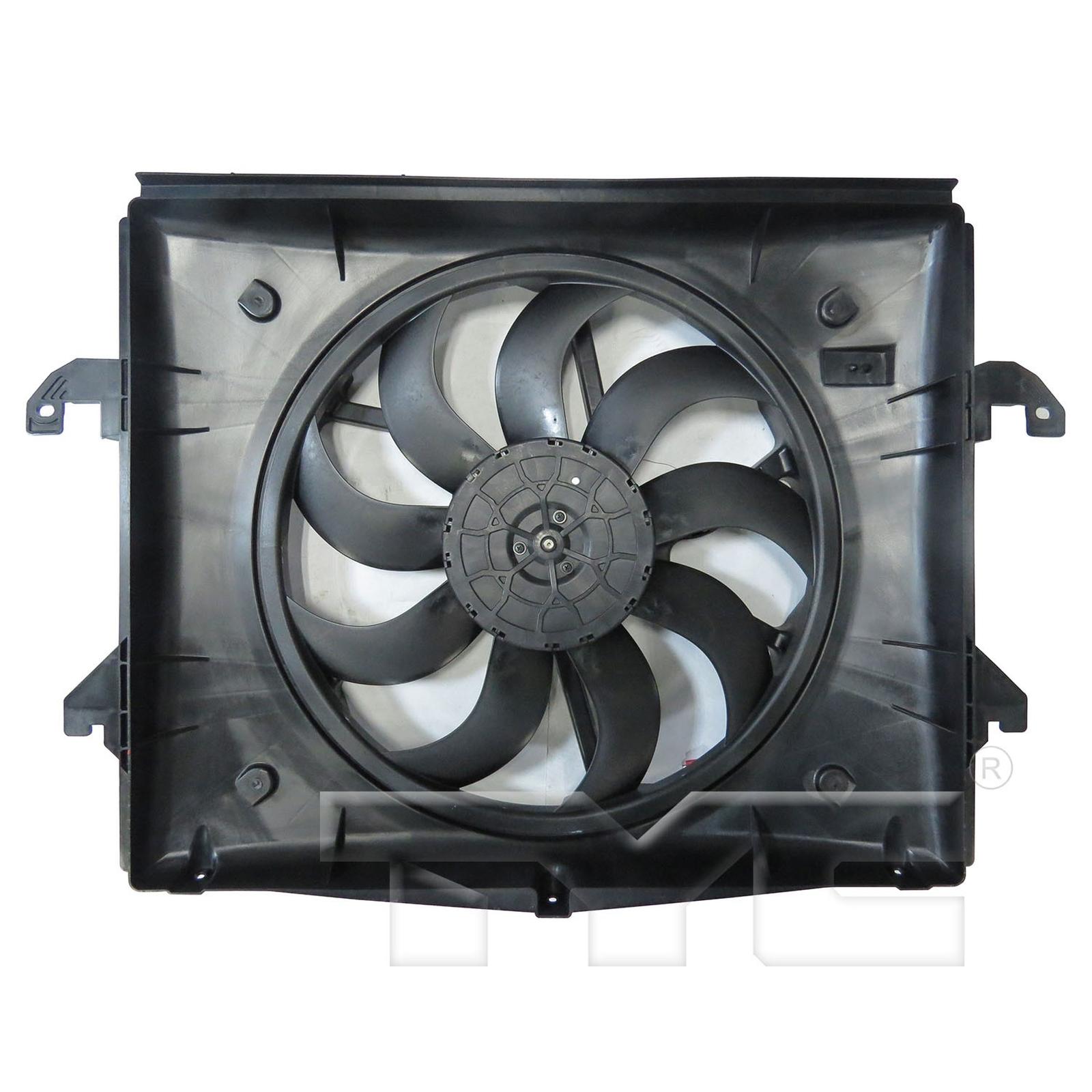 Dual Radiator and Condenser Fan Assembly - TYC 624040