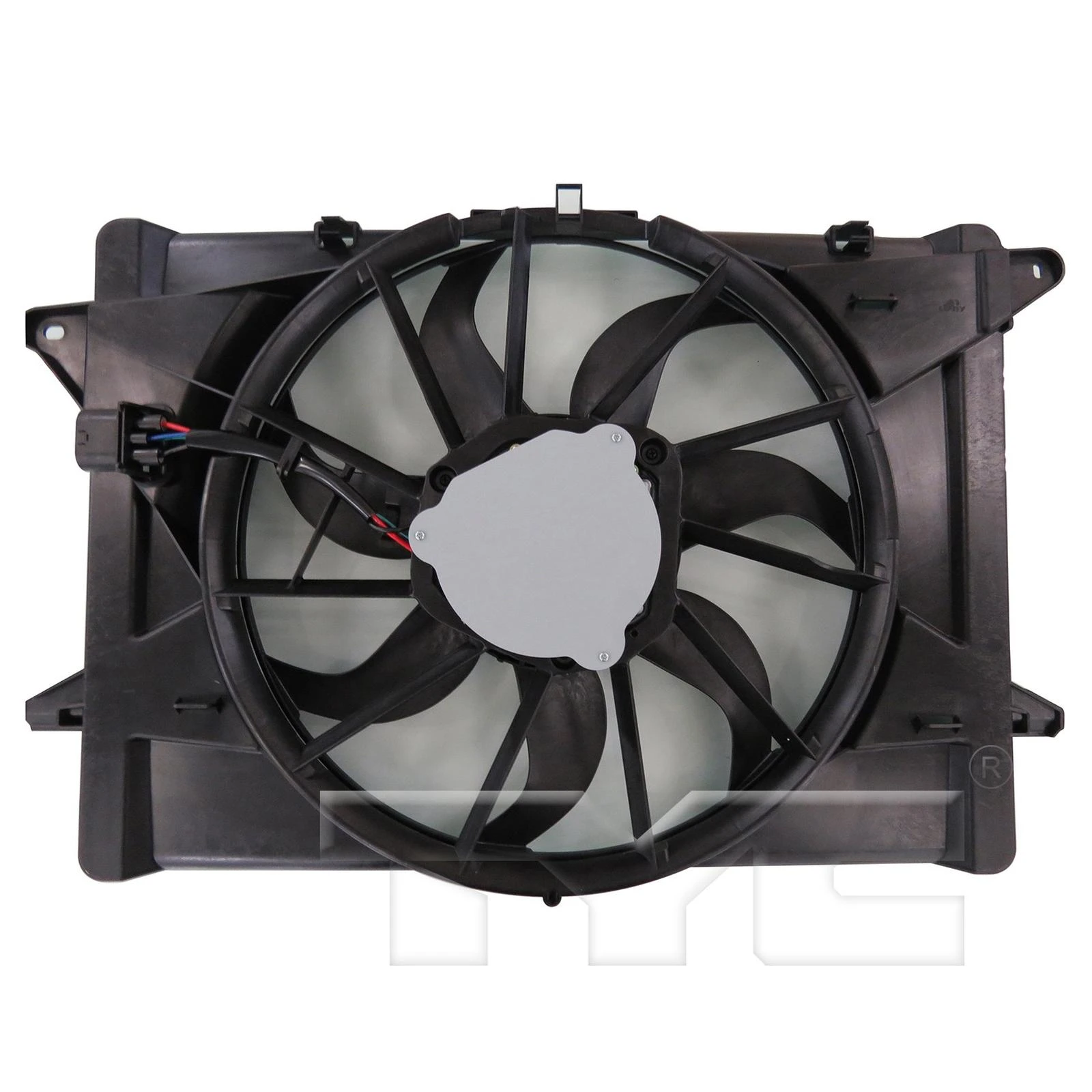 Dual Radiator and Condenser Fan Assembly - TYC 624130
