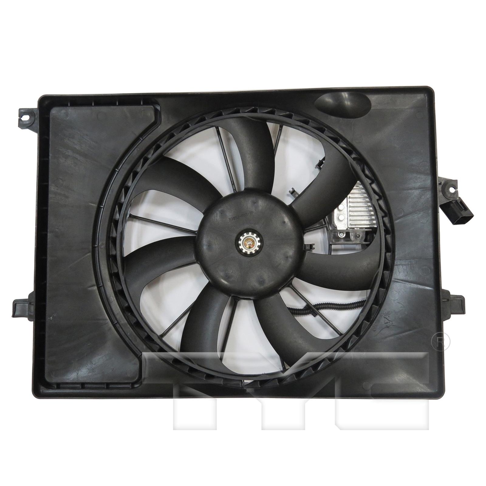 Dual Radiator and Condenser Fan Assembly - TYC 624150