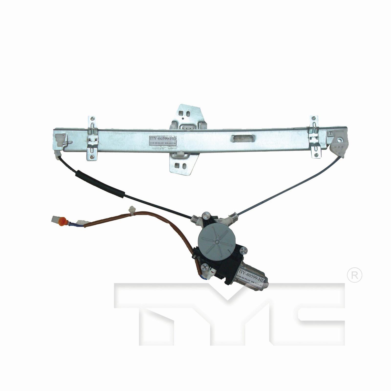 Window Motor and Regulator Assembly - Rear Left Driver Side - TYC 660502