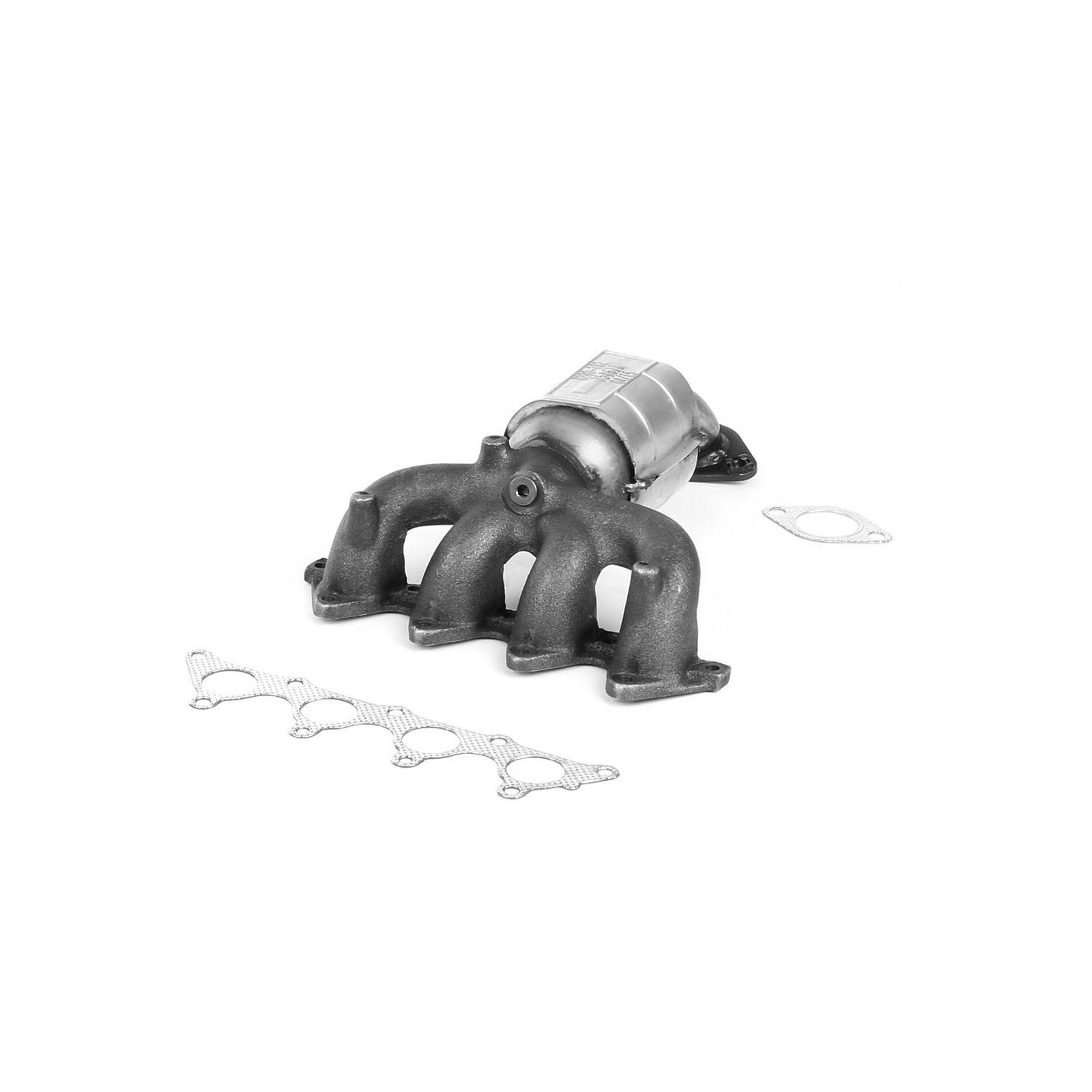 AP Emissions 754611 Catalytic Converter with Integrated Exhaust Manifold, Front Side