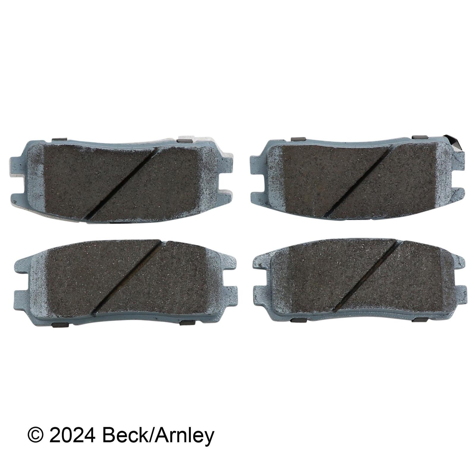 Beck/Arnley 085-1473 Disc Brake Pad Set, Rear Side