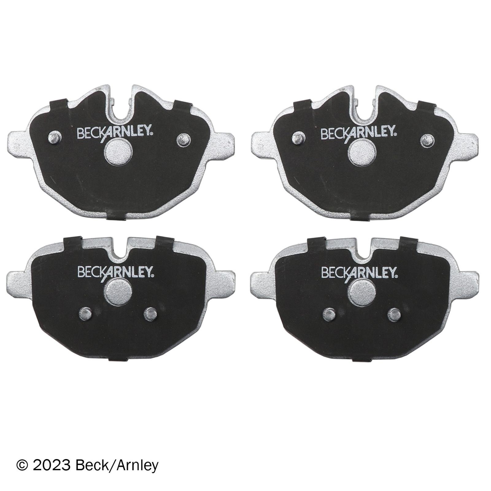 Beck/Arnley 085-1981 Disc Brake Pad Set, Rear Side