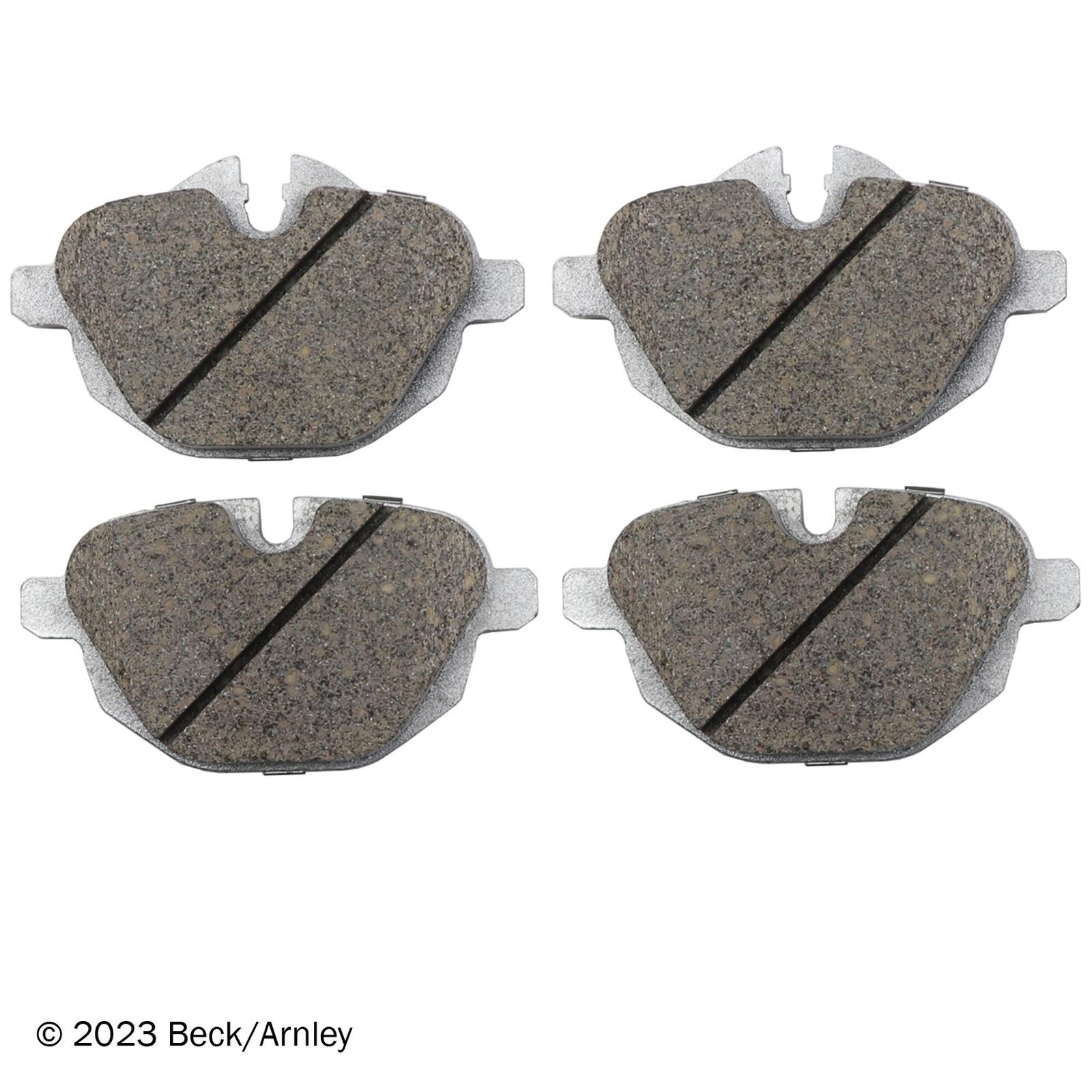 Beck/Arnley 085-1981 Disc Brake Pad Set, Rear Side